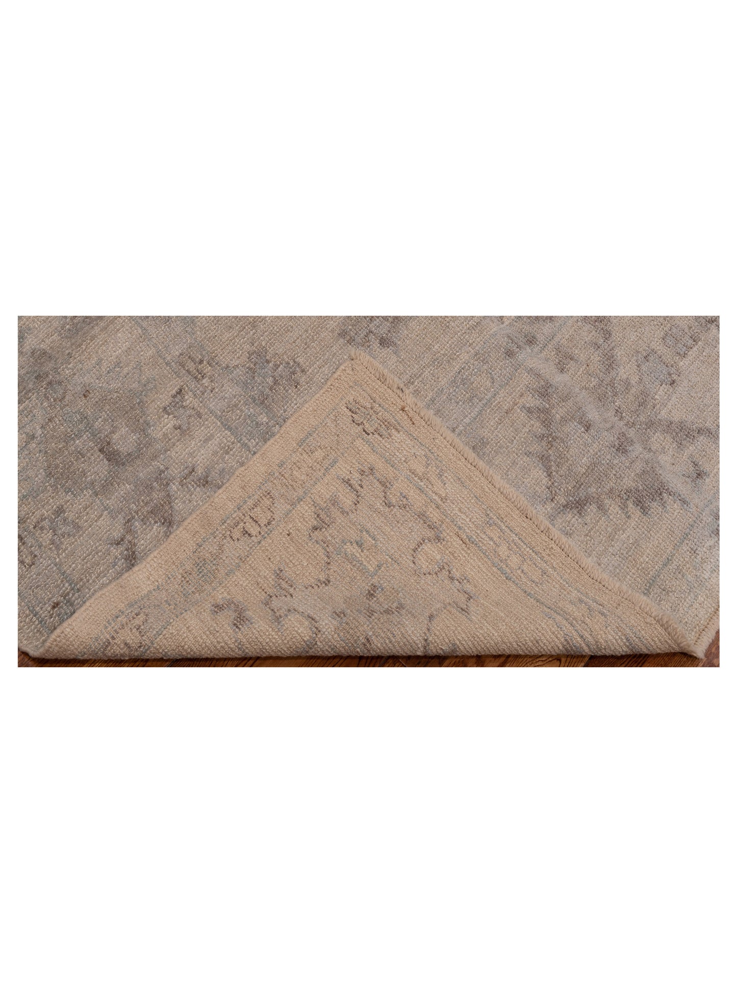 Angora Oushak 150163 Ivory Ivory 8.3x9.7 Hand Knotted Rug
