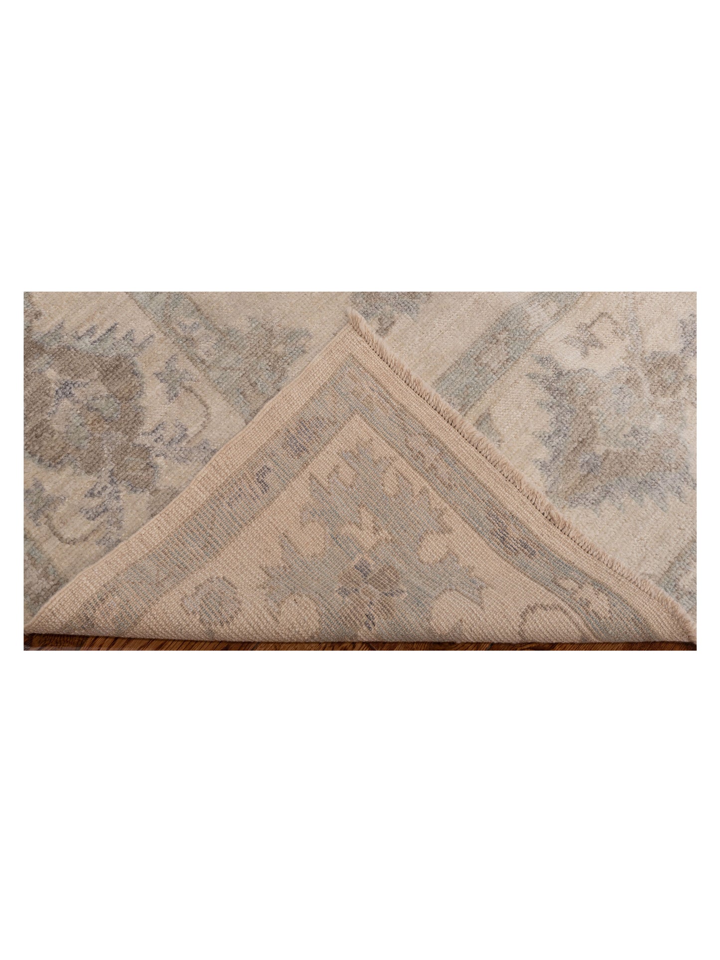 Angora Oushak 150200 Ivory Ivory 8.2x9.8 Hand Knotted Rug