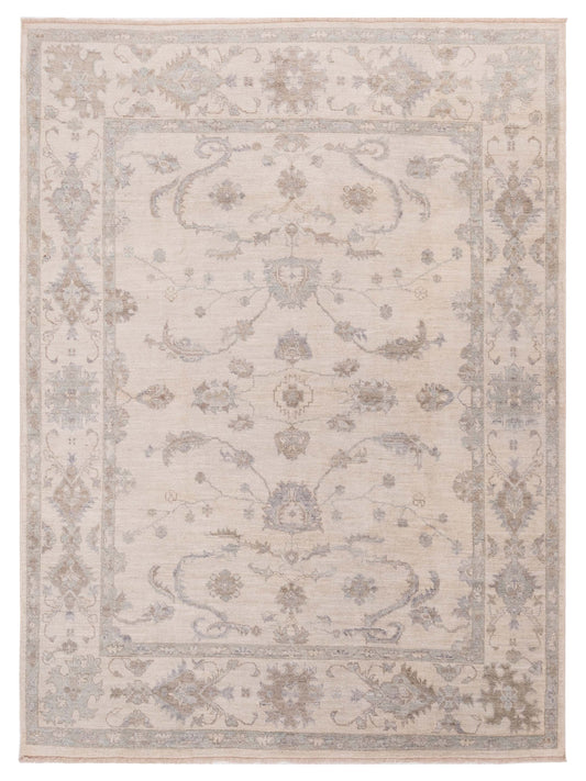 Anadol Angora Oushak  Ivory Ivory Traditional