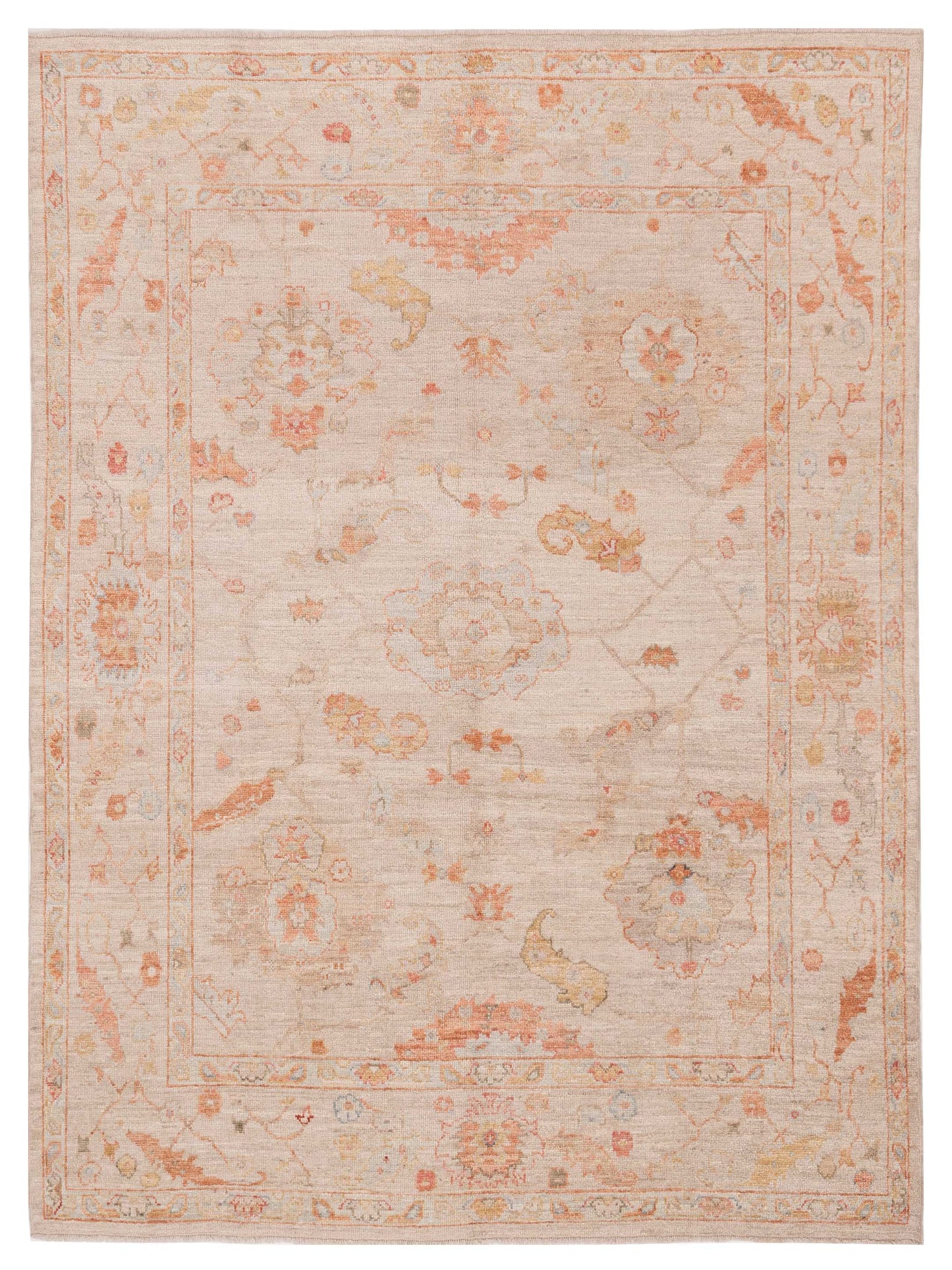 Anadol Angora Oushak Cream Cream Traditional