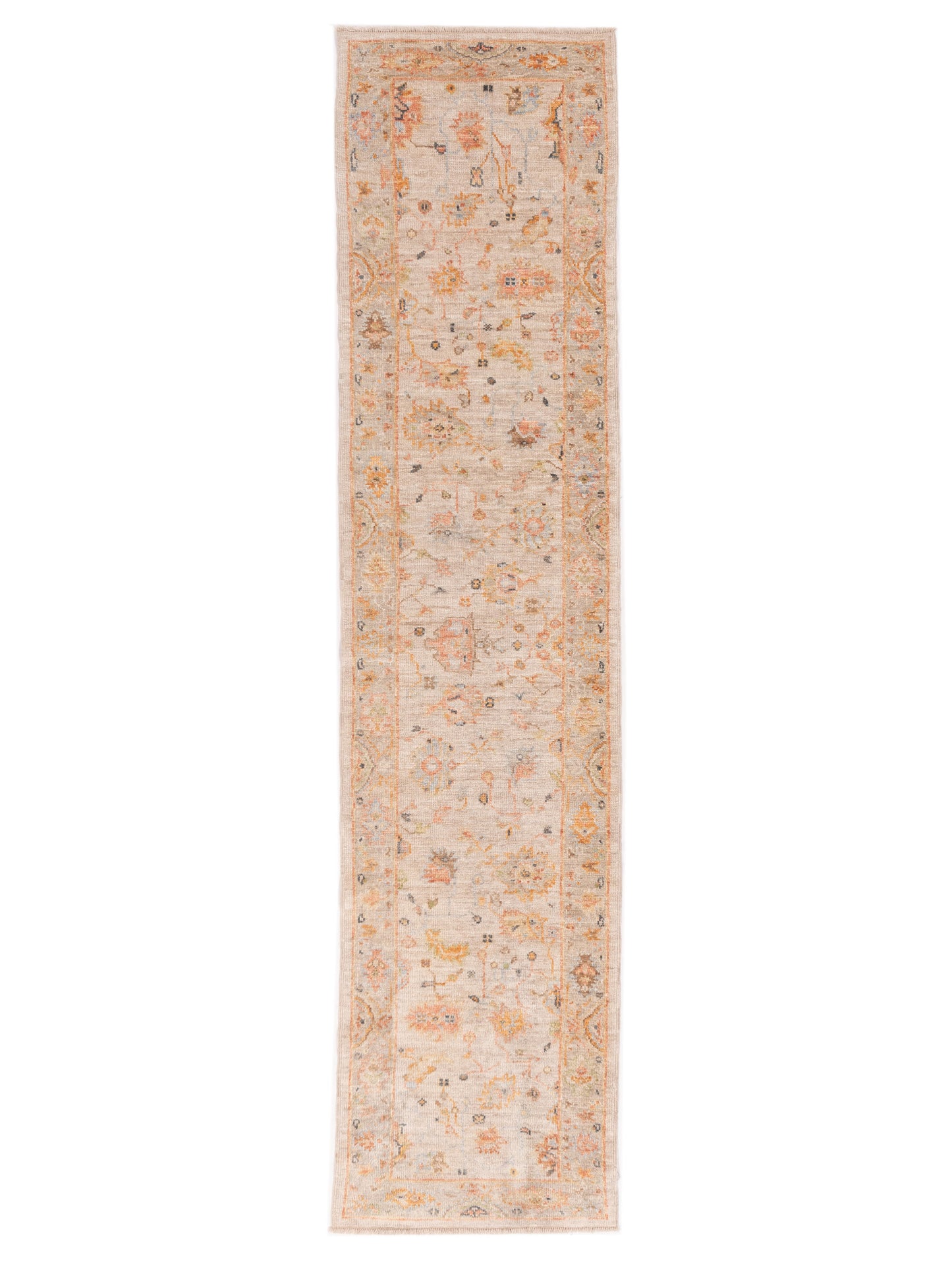 Anadol Angora Oushak Beige Brown Traditional
