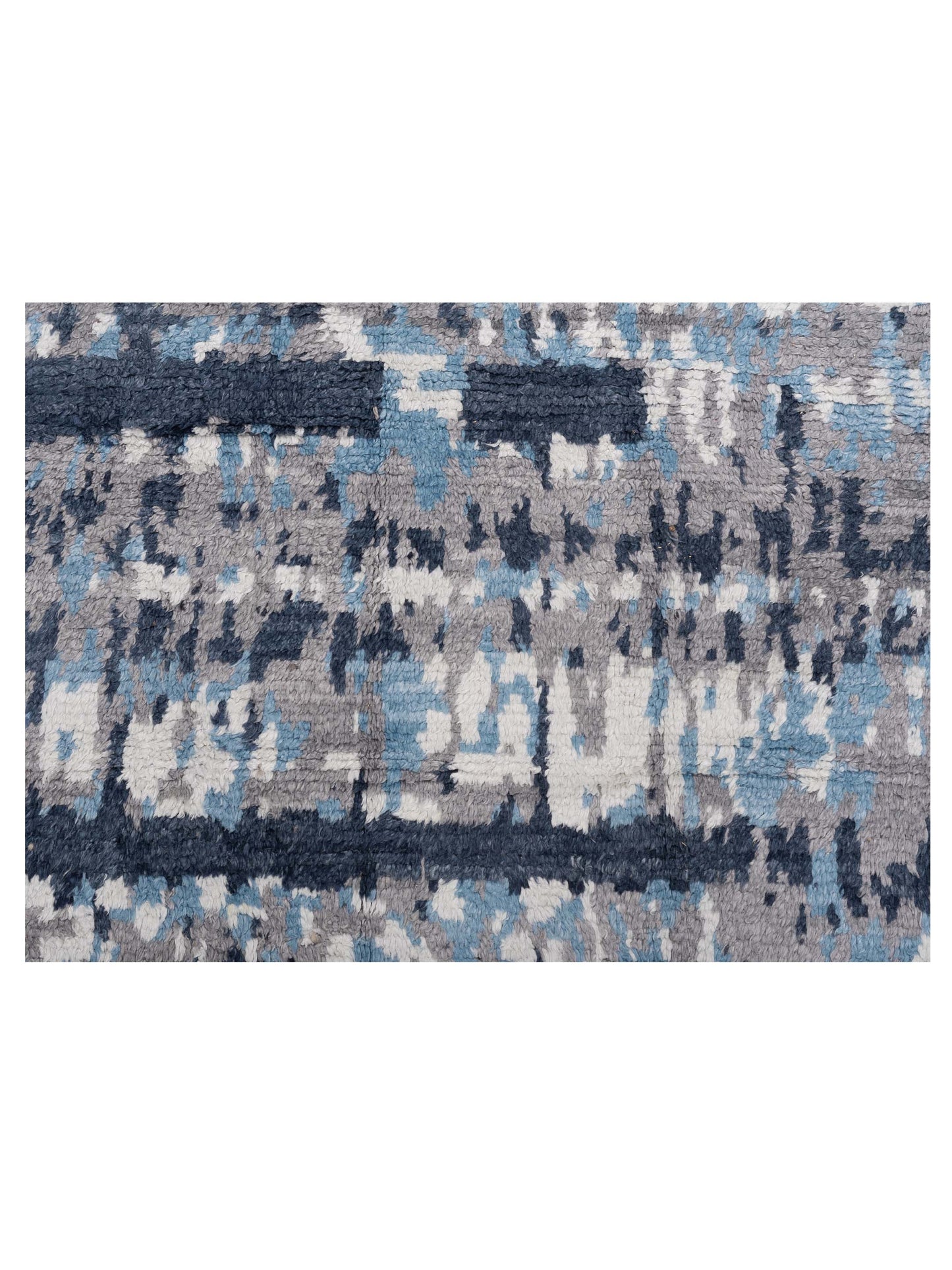 Atlas Beren Gray Ivory 7.11x9.9 Hand Knotted Rug