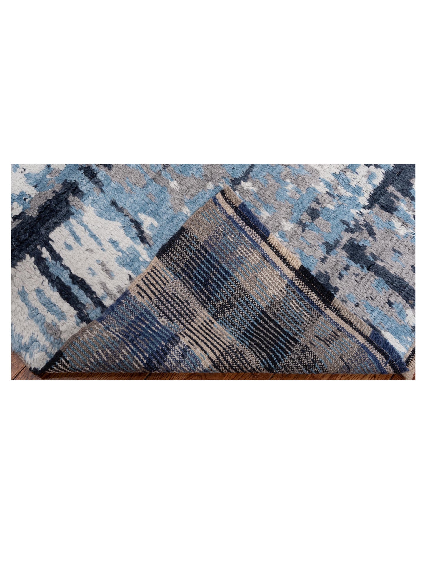 Atlas Beren Gray Ivory 7.11x9.9 Hand Knotted Rug