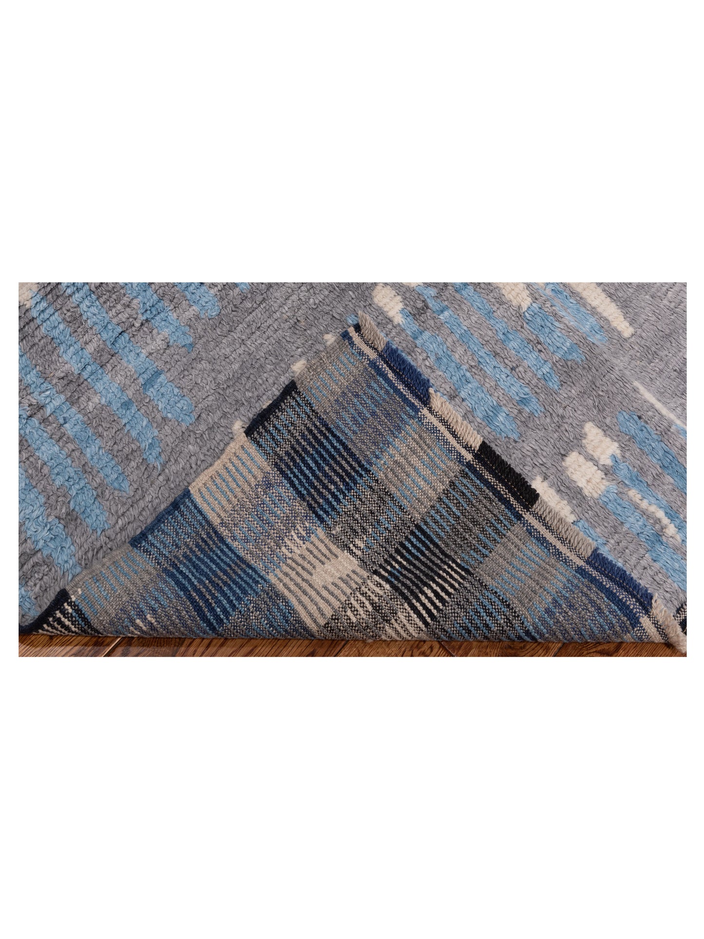 Atlas 150436 Gray Ivory 7.10x9.9 Hand Knotted Rug