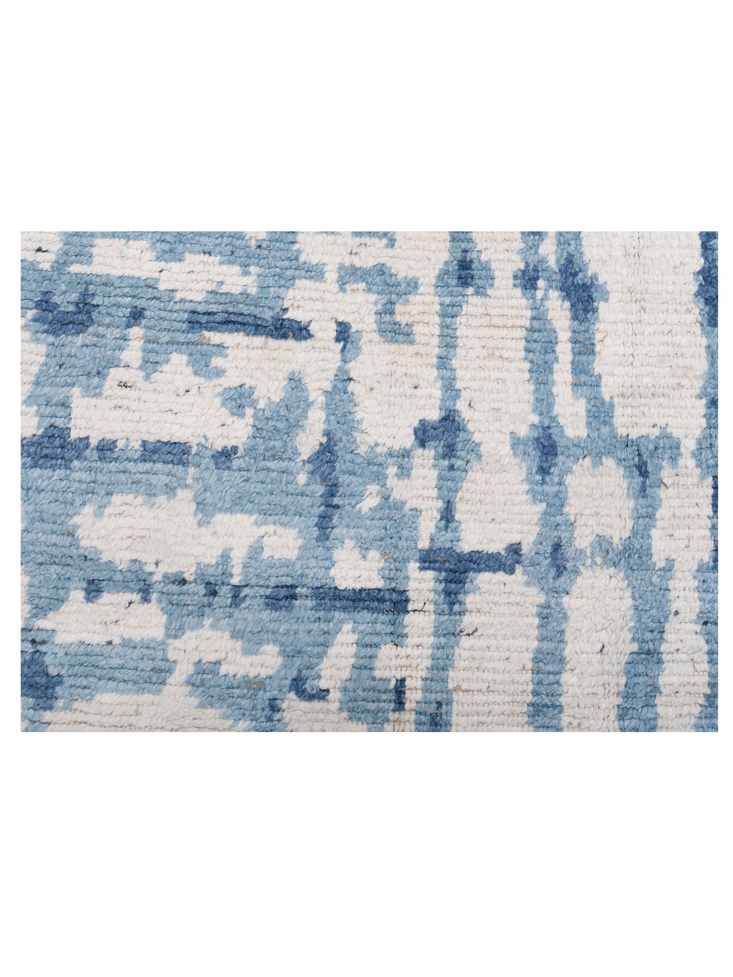Atlas Beren Ivory Blue 4x6 Hand Knotted Rug