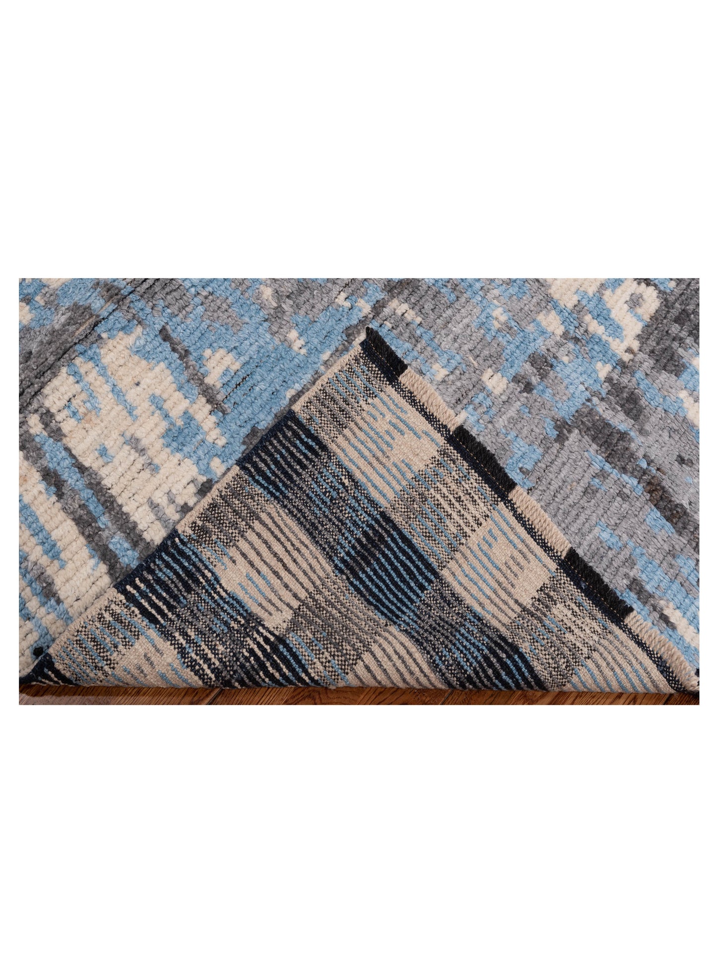Atlas 150446 Ivory Gray 7.10x9.9 Hand Knotted Rug