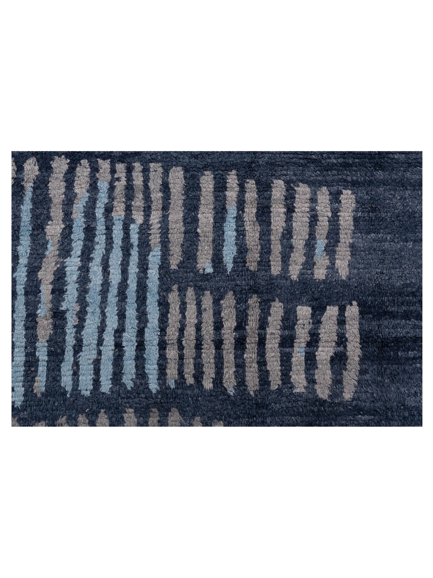 Atlas 150455 Blue Gray 7.10x9.9 Hand Knotted Rug