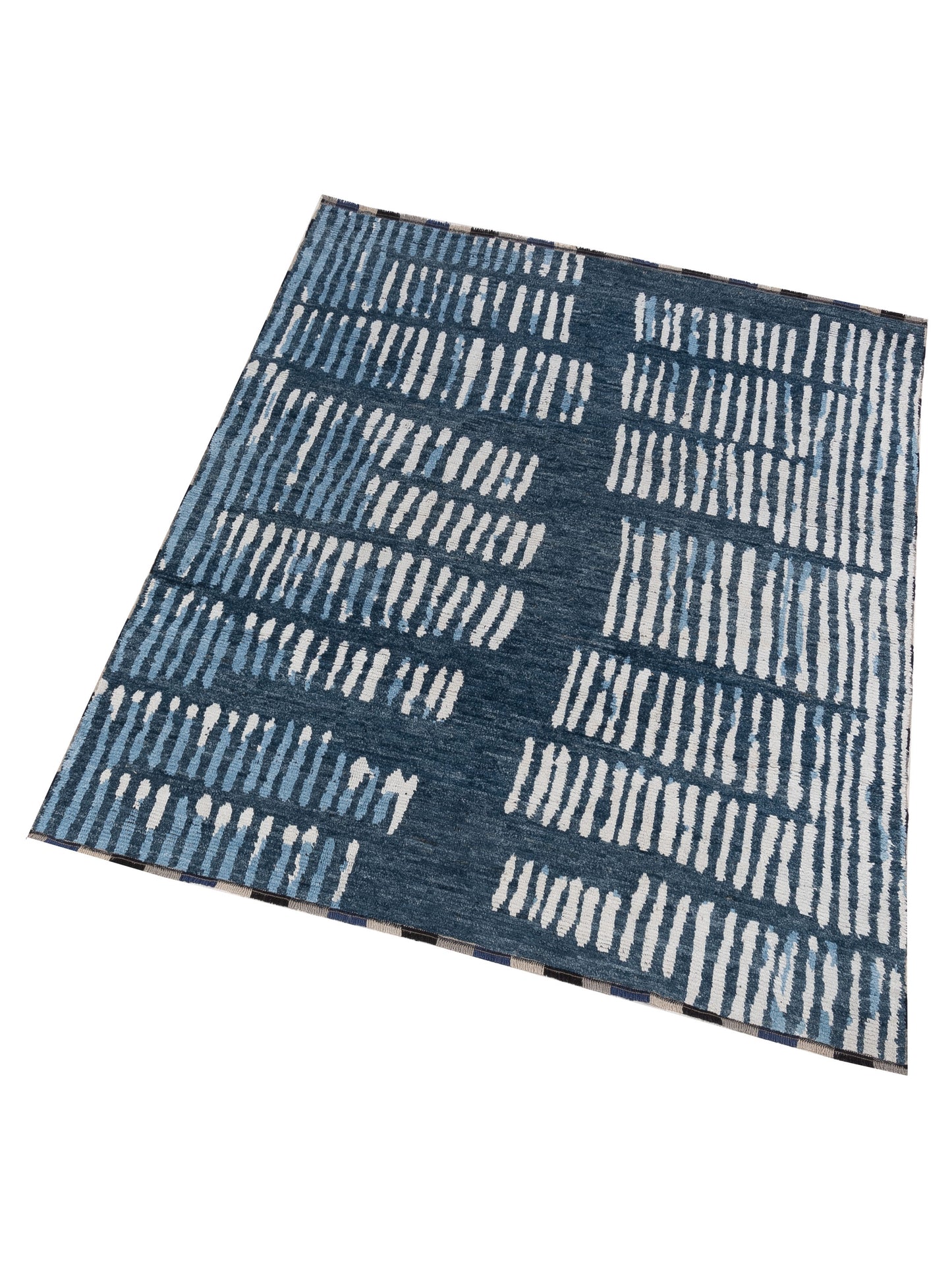 Atlas 150459 Blue Ivory 8.2x9.10 Hand Knotted Rug