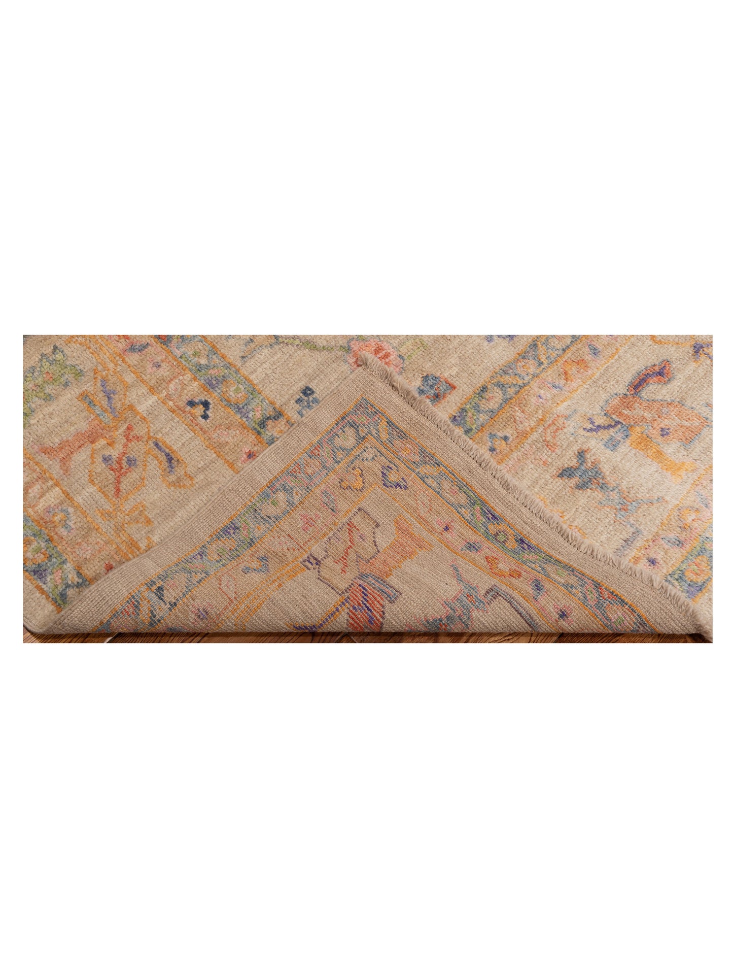 Angora Oushak 150467 Beige Beige 8.10x11.5 Hand Knotted Rug