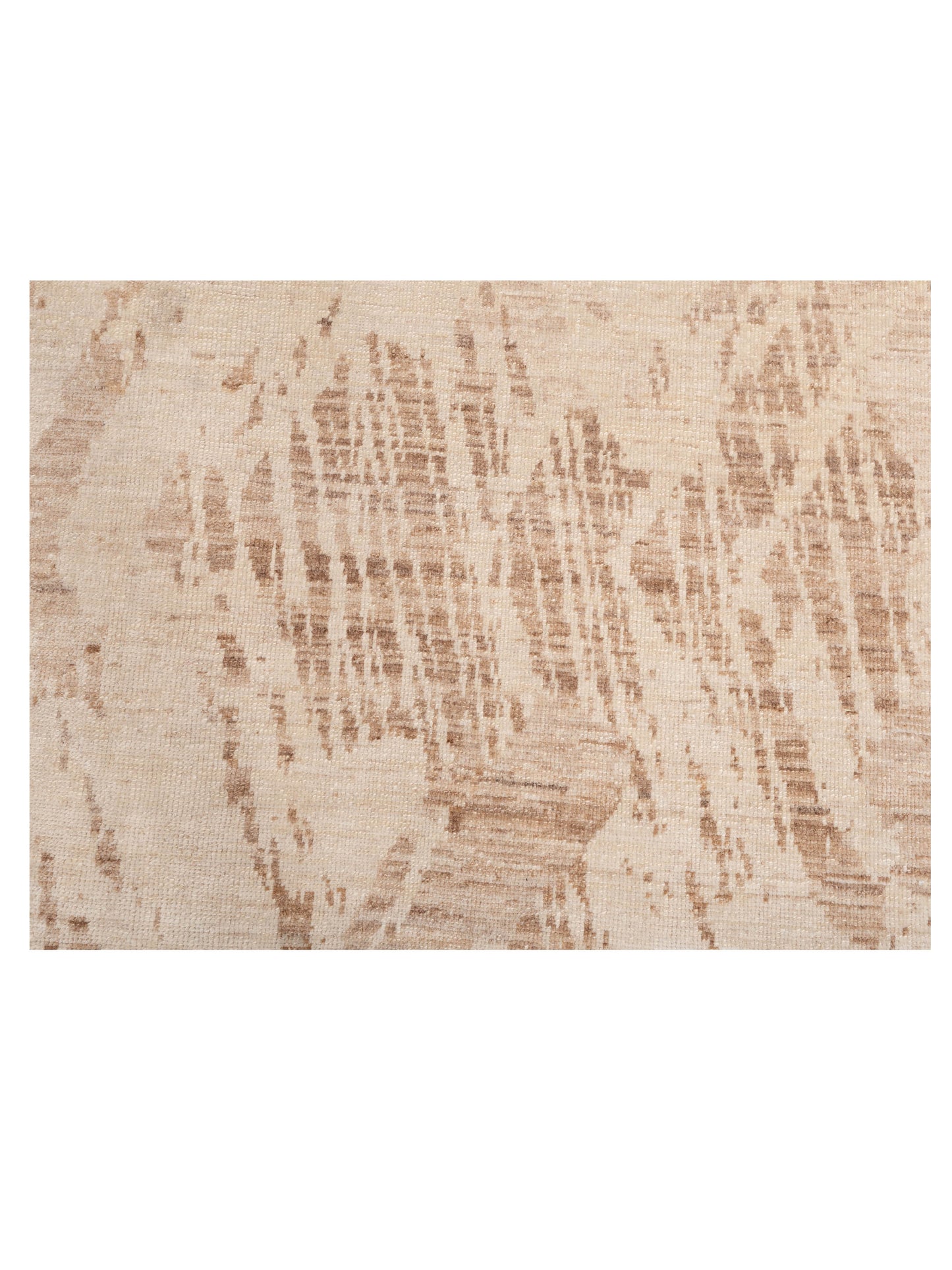 Angora Oushak 150763 Beige Brown 6.8x9.8 Hand Knotted Rug