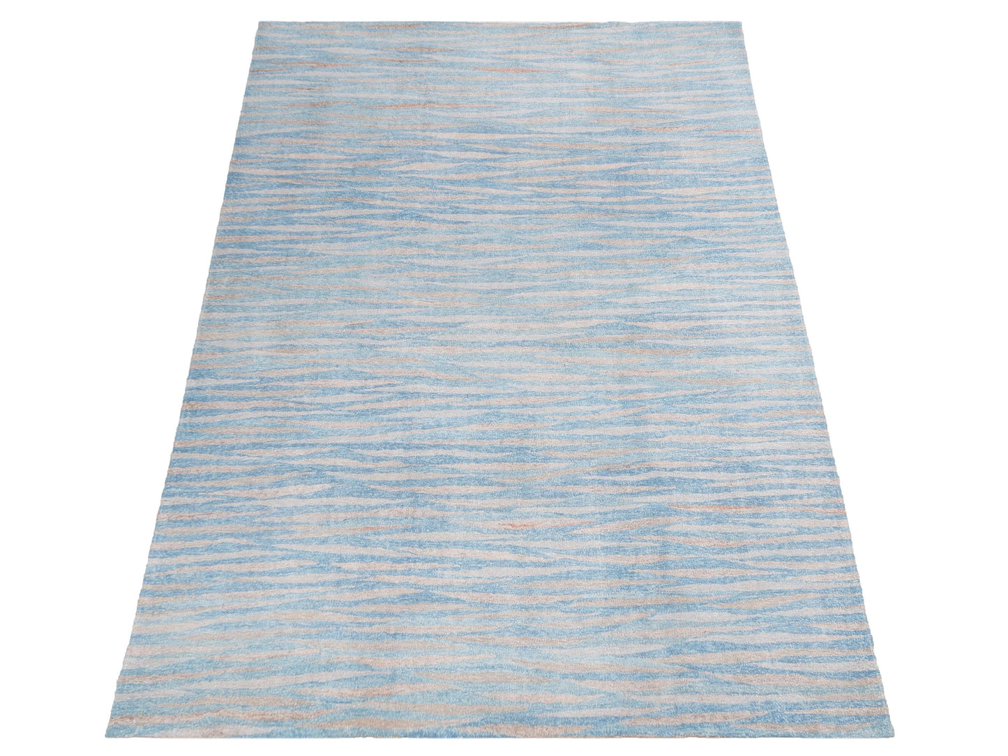 Aladdin 150789 Blue Silver 8.2x9.10 Hand Woven Rug