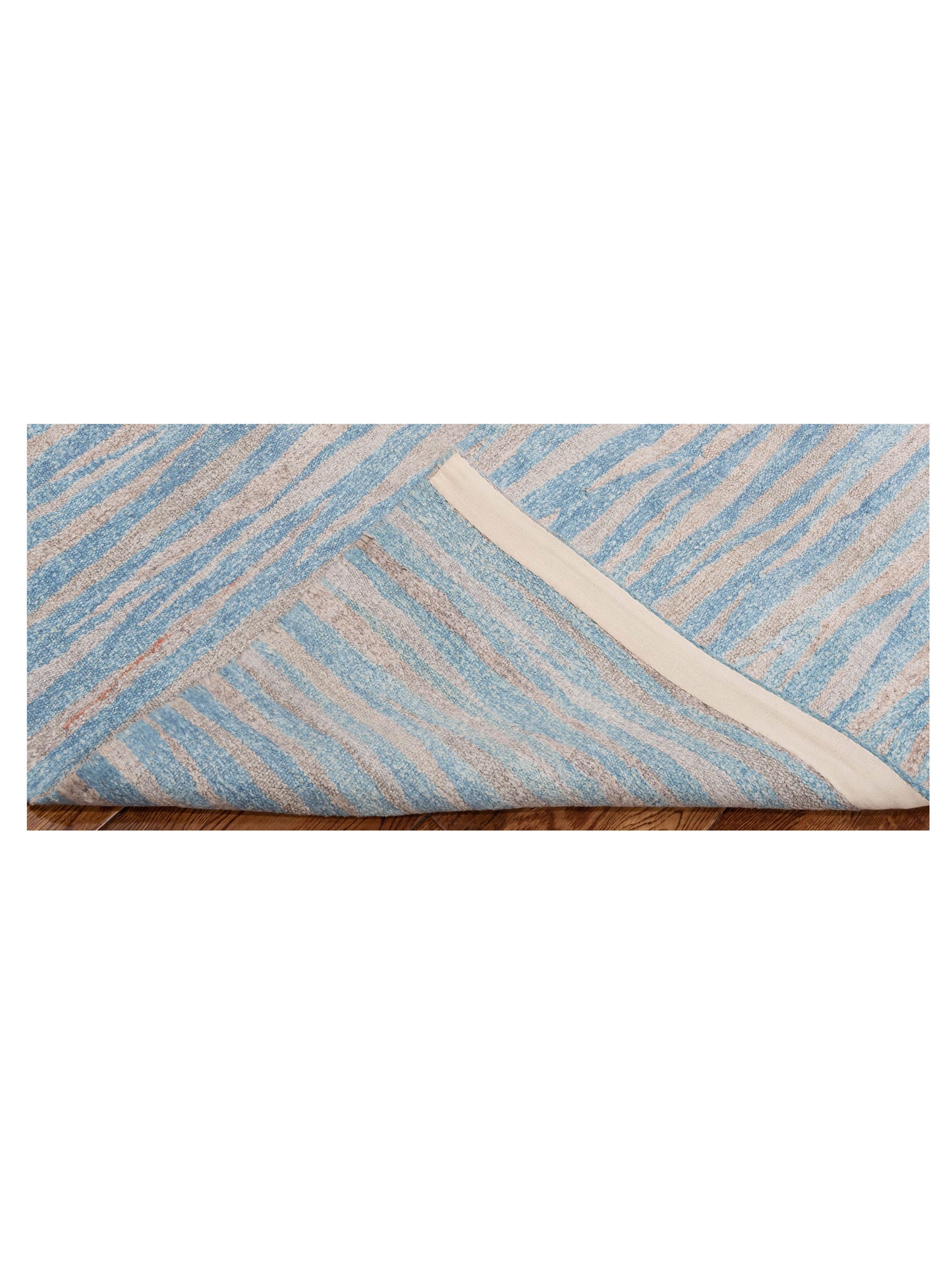 Aladdin 150789 Blue Silver 8.2x9.10 Hand Woven Rug