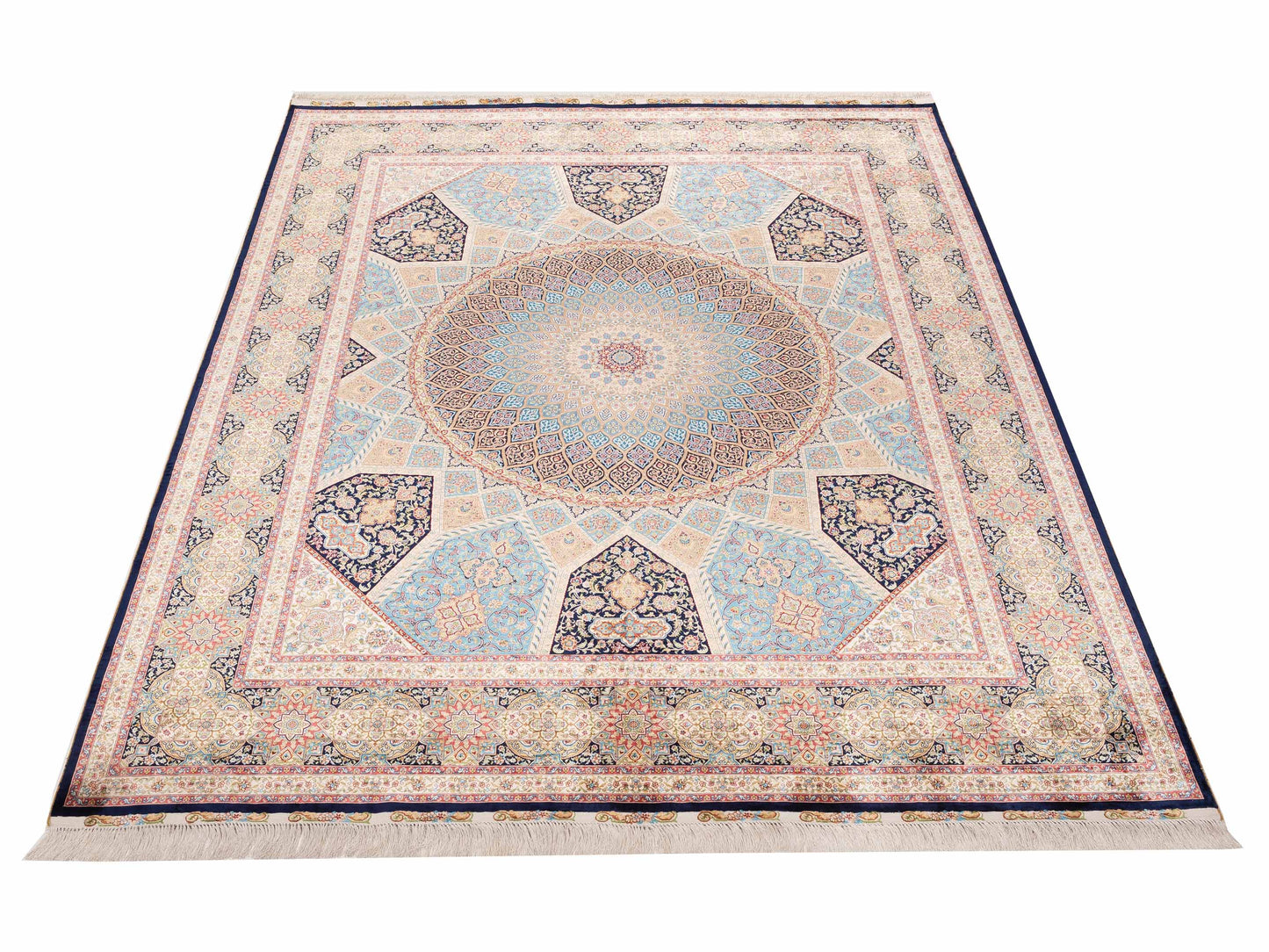 Elegance 150849 Multi Multi 8.2x10.1 Hand Knotted Rug