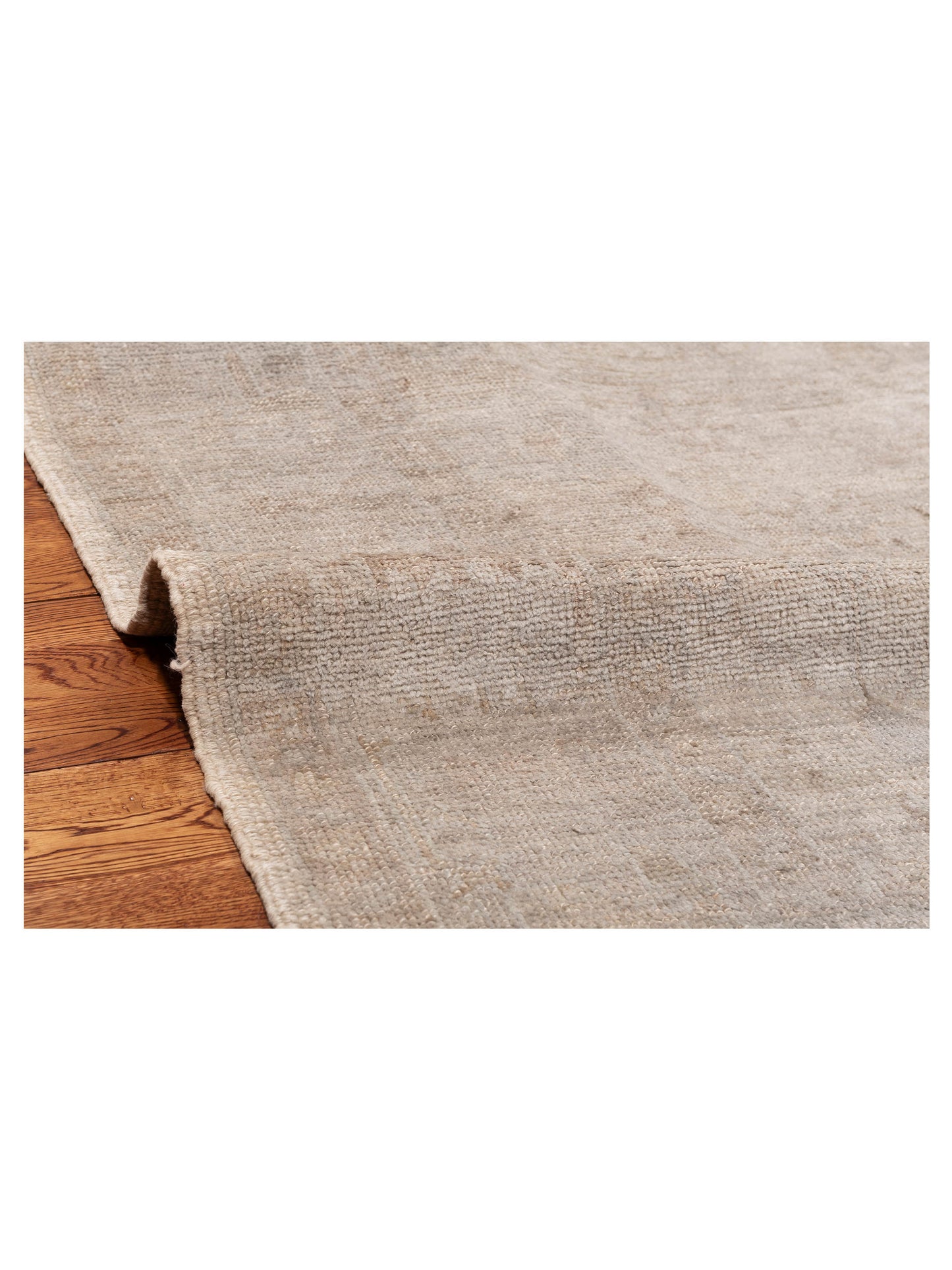 Angora Oushak 150978 Beige Gray 8x9.6 Hand Knotted Rug