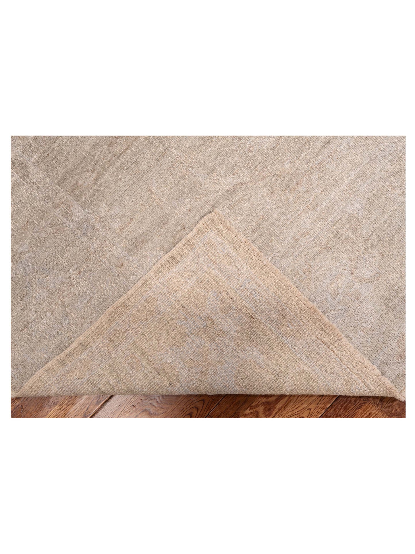 Angora Oushak 150981 Gray Gray 7.11x9.6 Hand Knotted Rug