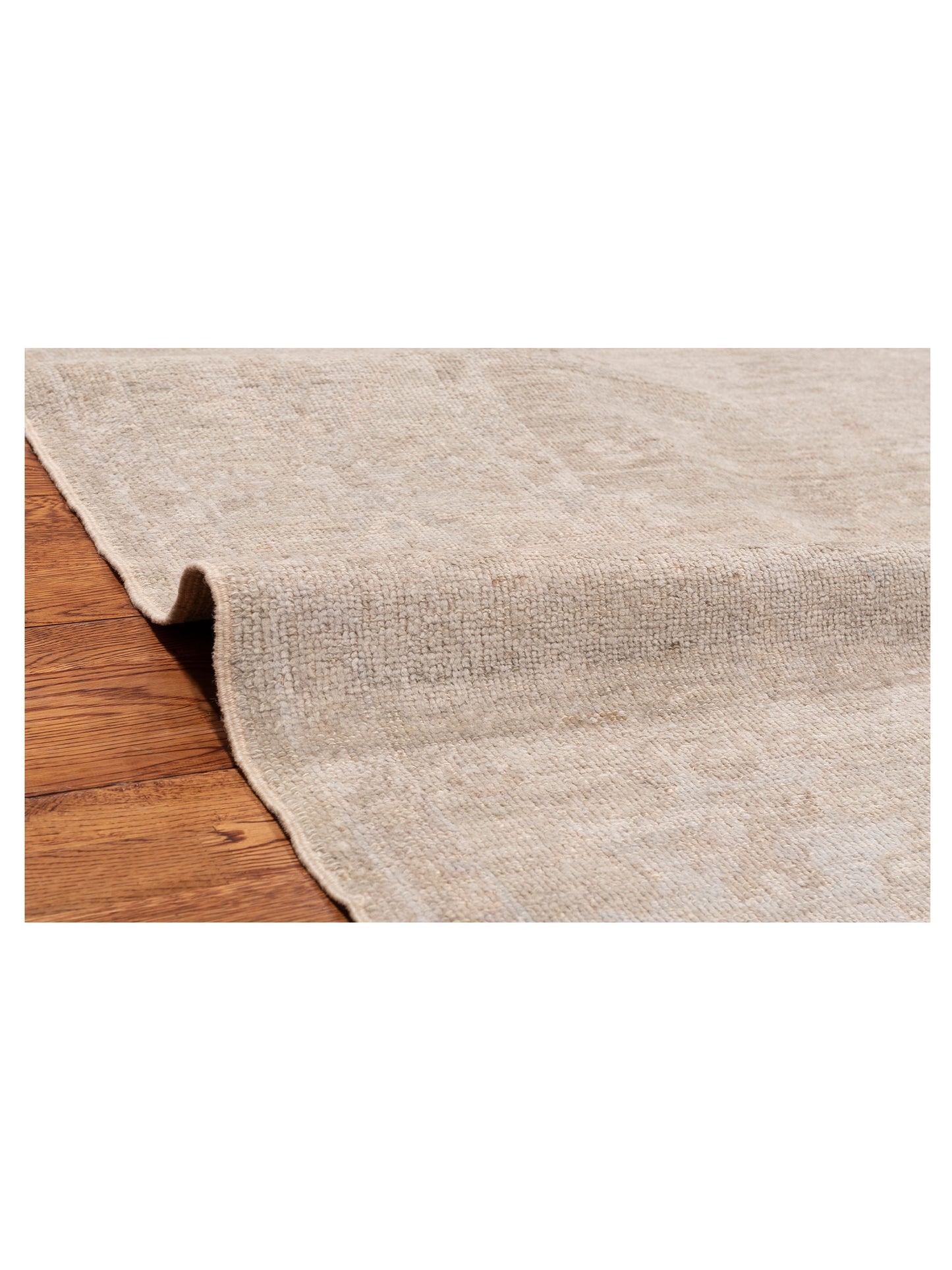 Angora Oushak 150981 Gray Gray 7.11x9.6 Hand Knotted Rug