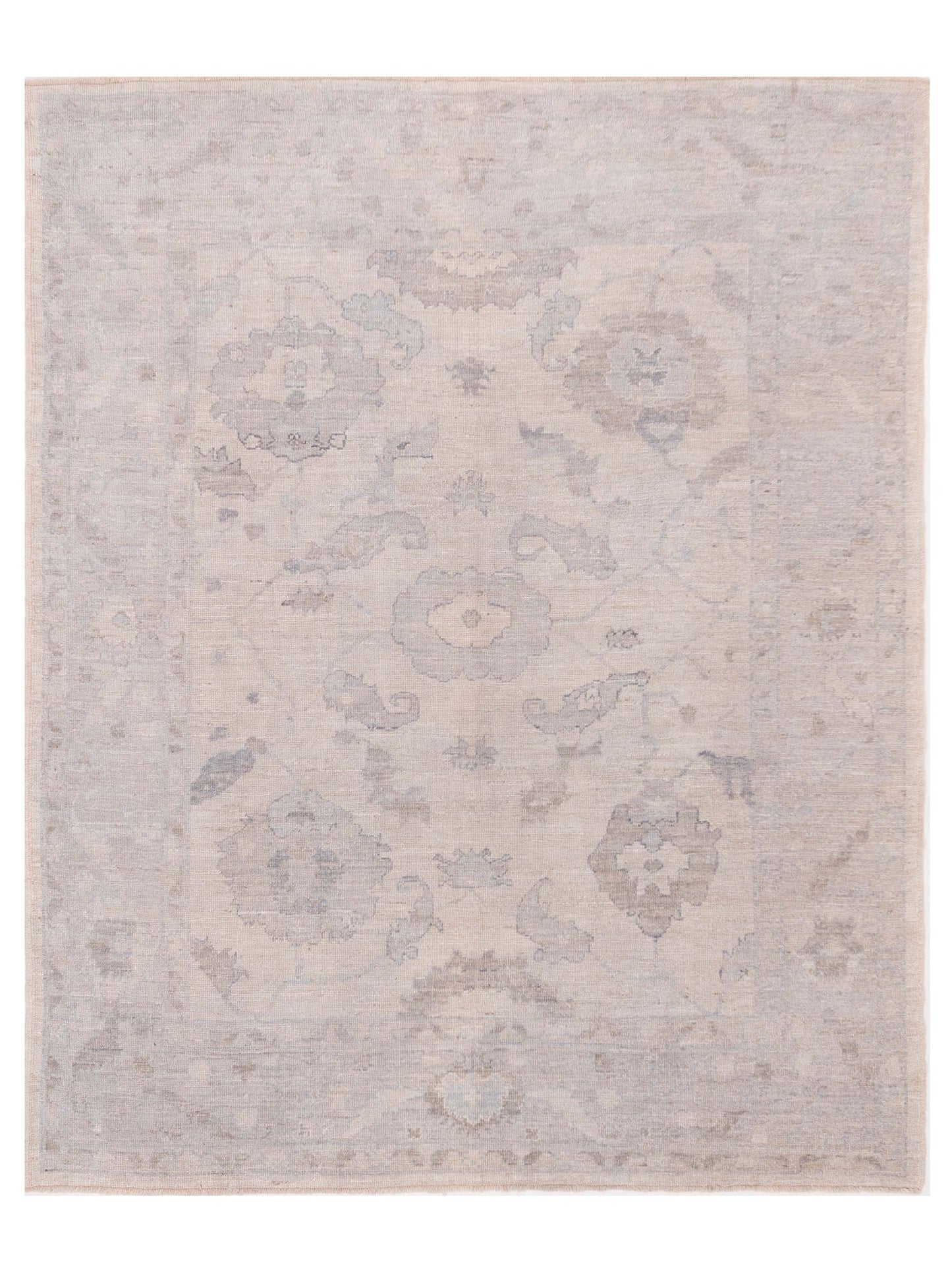 Anadol Angora Oushak Ivory Gray Traditional