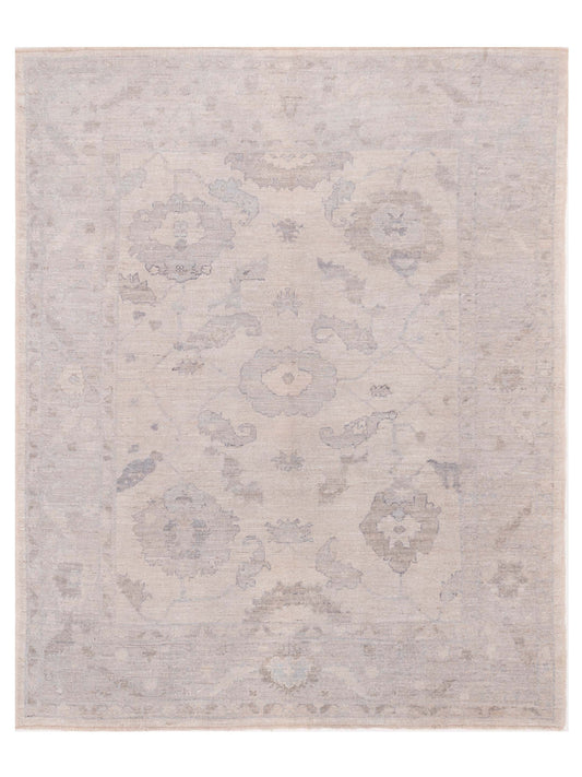 Anadol Angora Oushak  Ivory Gray Traditional