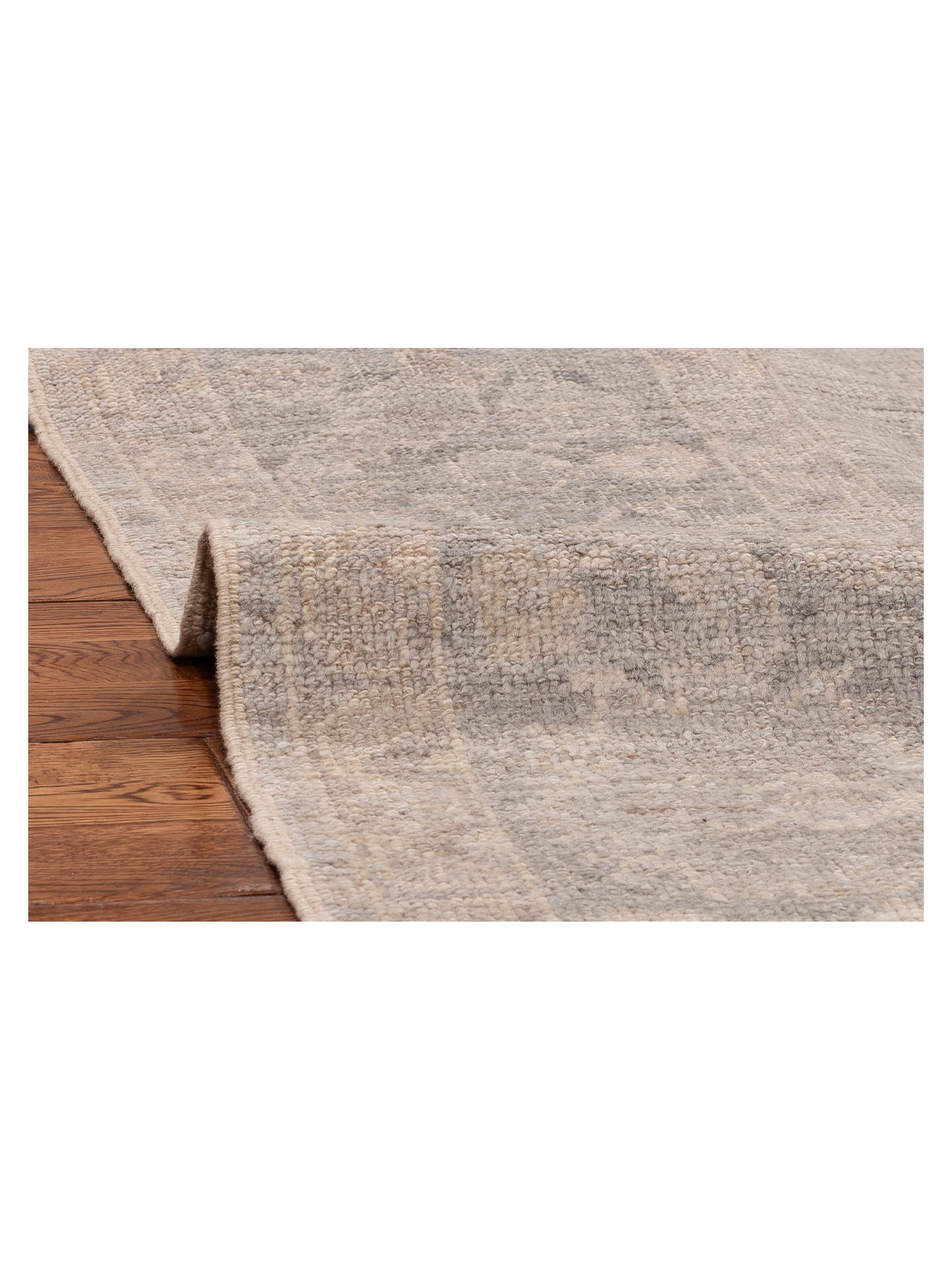 Angora Oushak 151009 Silver Gray 8.5x9.3 Hand Knotted Rug