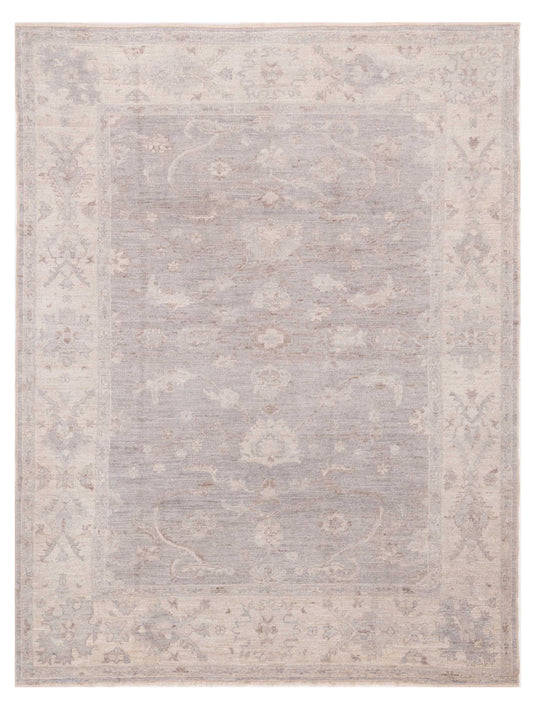 Anadol Angora Oushak  Gray Ivory Traditional