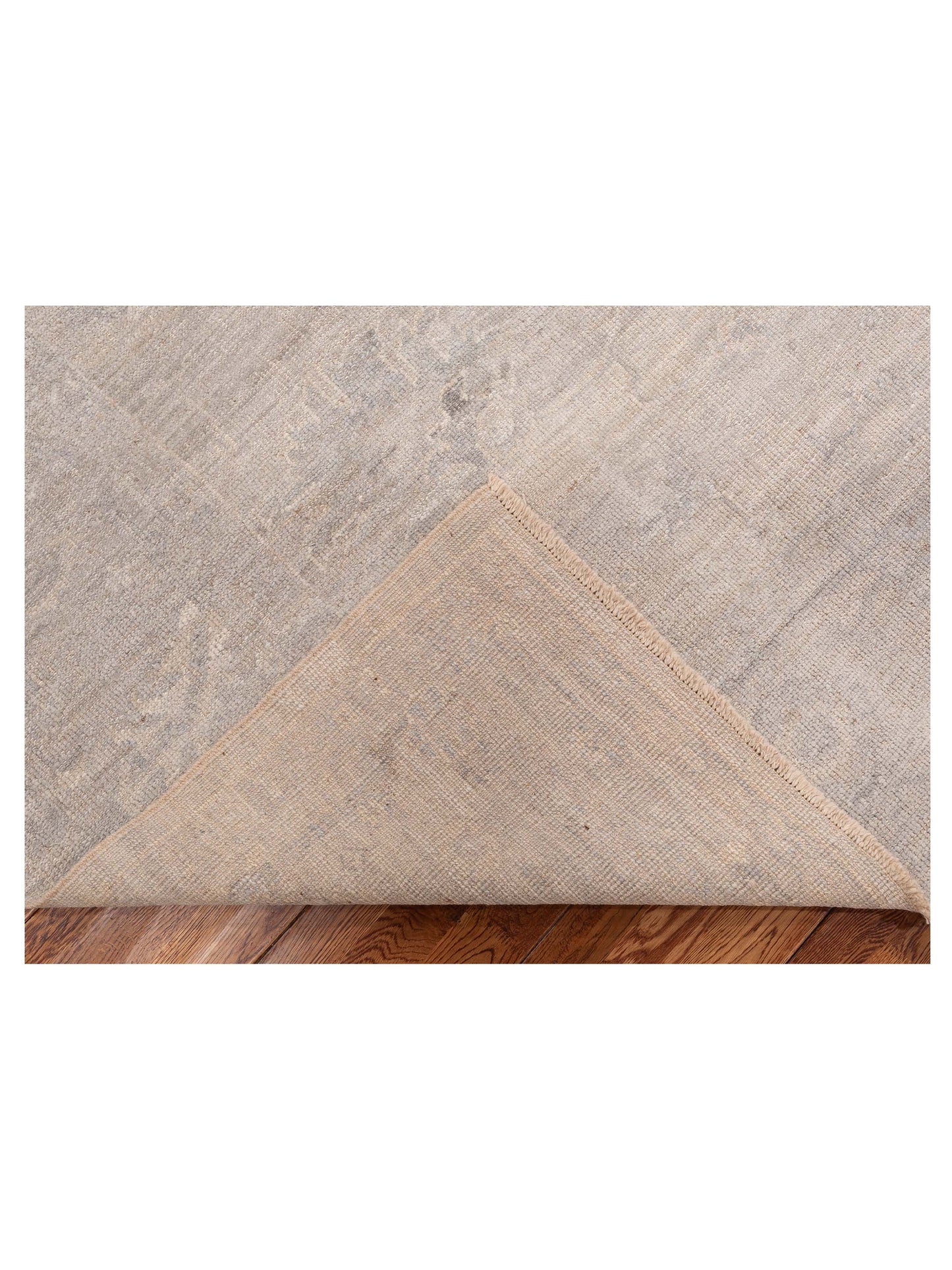 Angora Oushak 151037 Gray Gray 7.9x8.7 Hand Knotted Rug