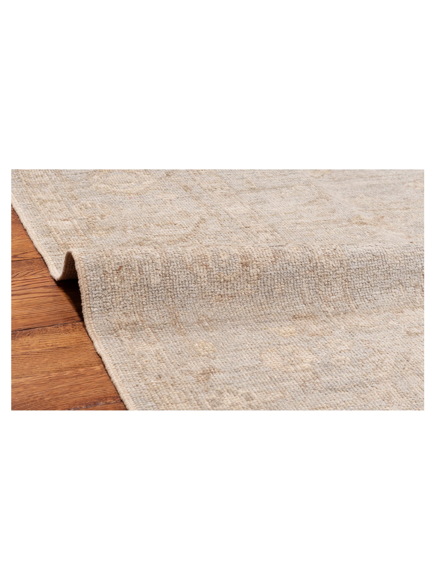 Angora Oushak 151046 Silver Silver 8.2x9.5 Hand Knotted Rug