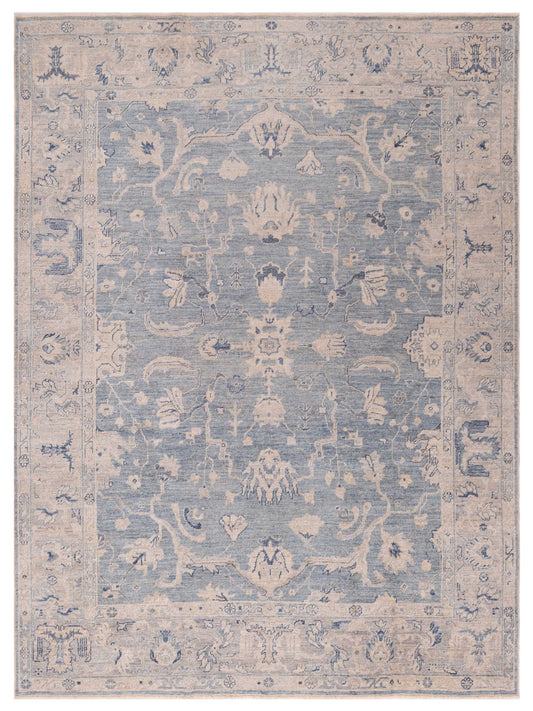 Anadol Angora Oushak  Blue Gray Traditional