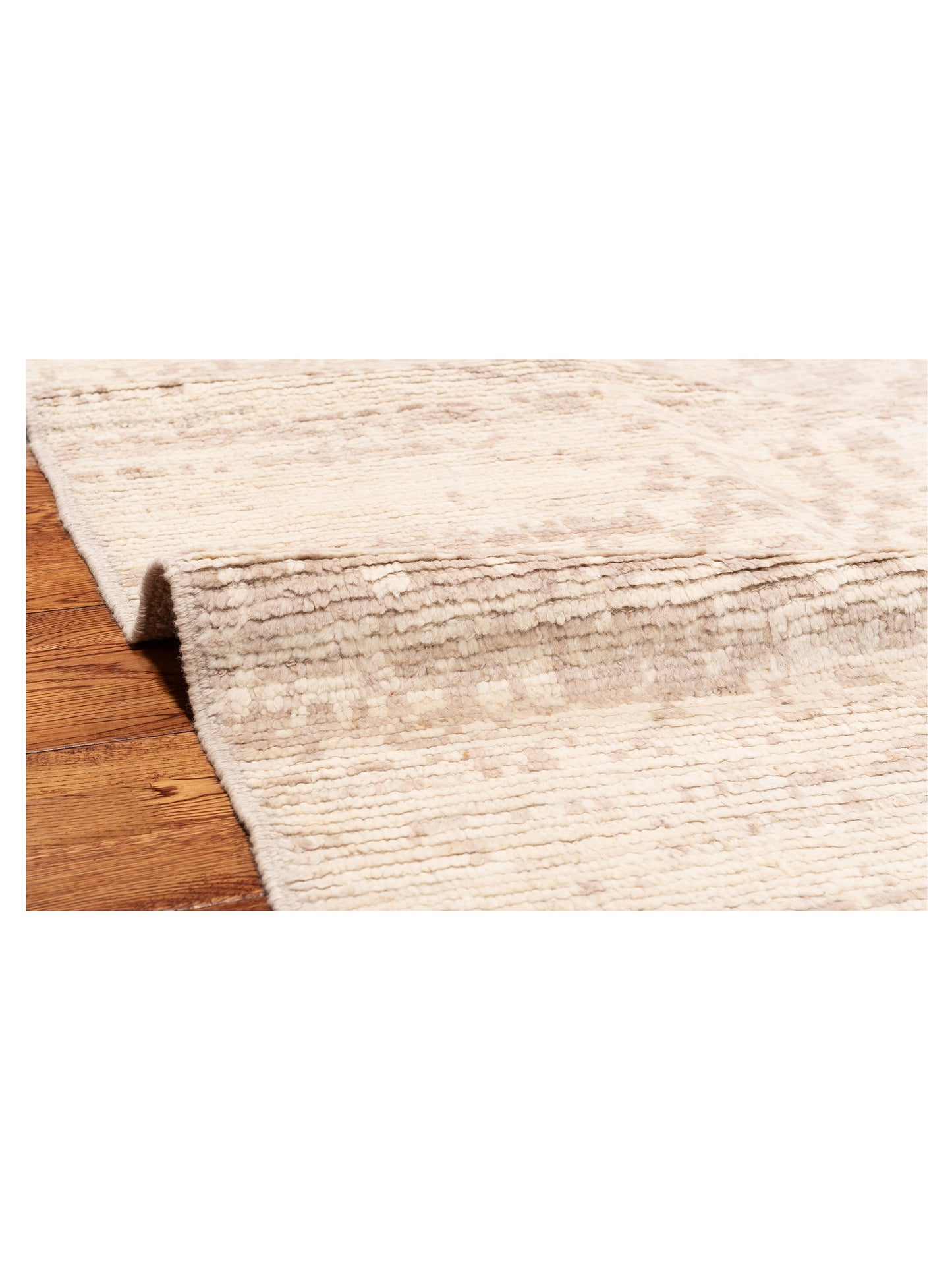 Atlas 151099 Cream Cream 9.2x11.3 Hand Knotted Rug