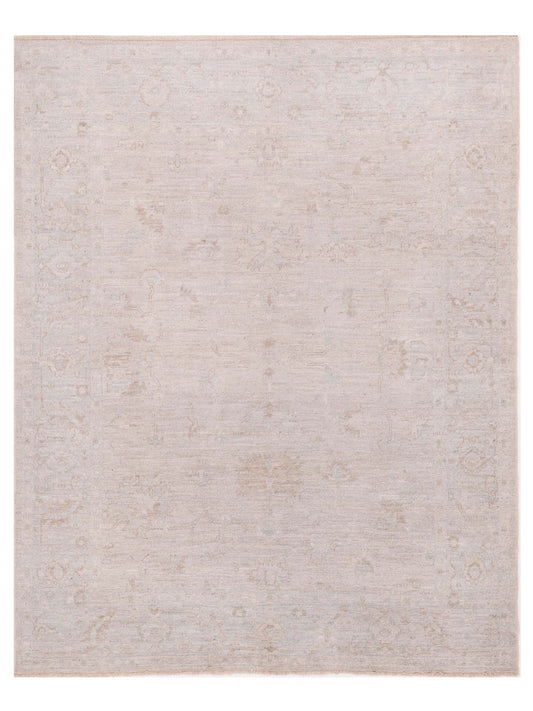 Anadol Angora Oushak  Ivory Silver Traditional