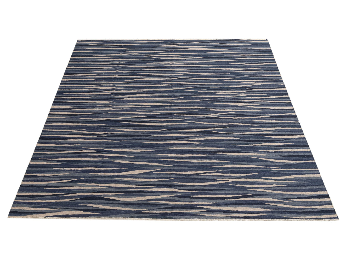 Aladdin 151190 Blue 8.3x9.8 Hand Woven Rug