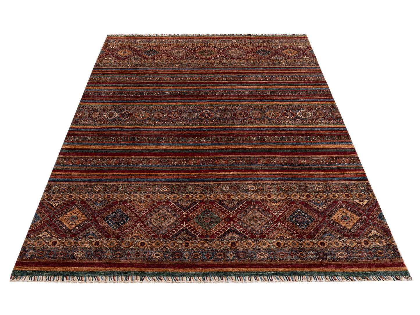 Horosan 151291 Multi Multi 8.10x12 Hand Knotted Rug