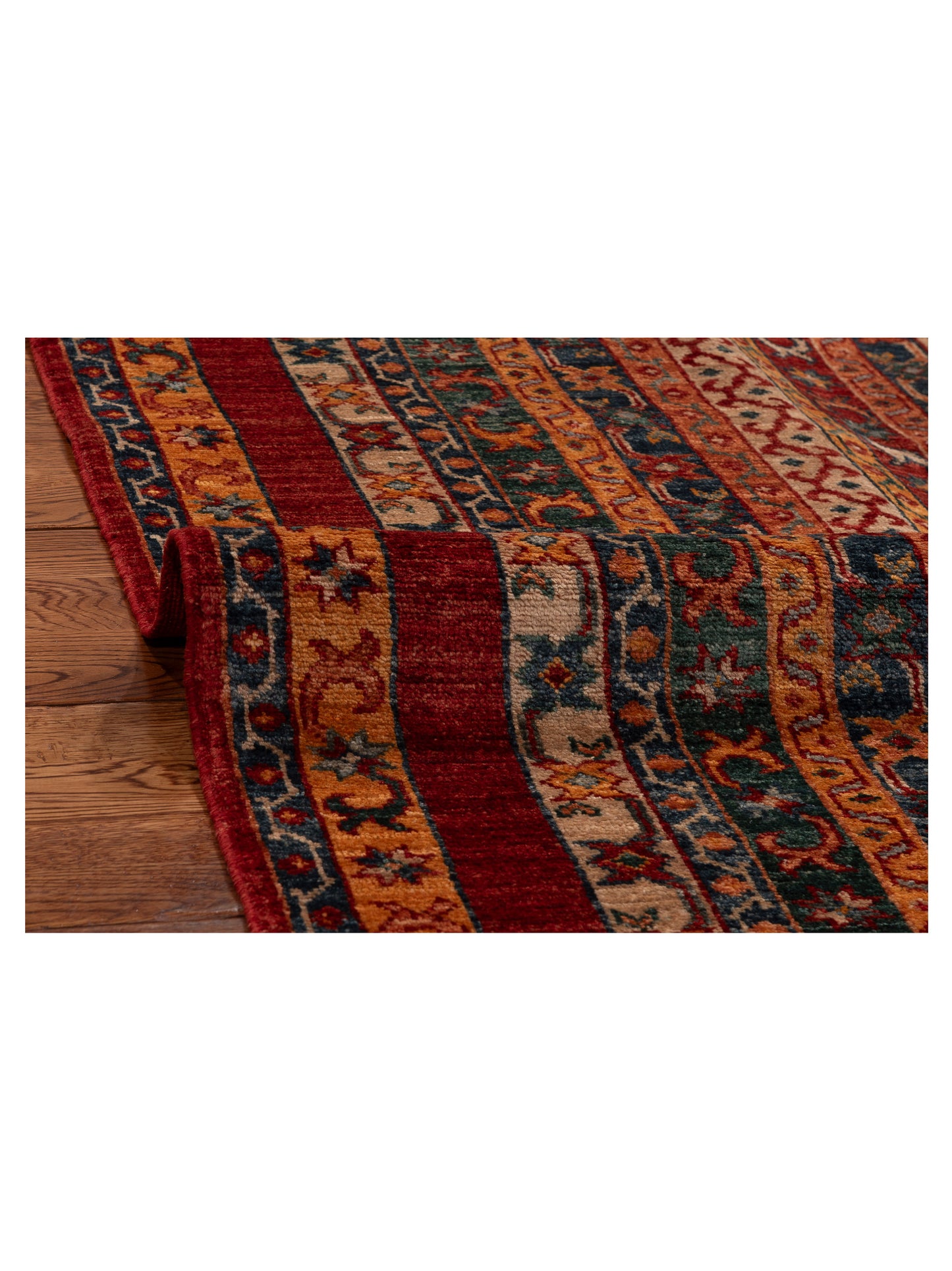 Shawl 151318 Multi Multi 4.1x5.11 Hand Knotted Rug