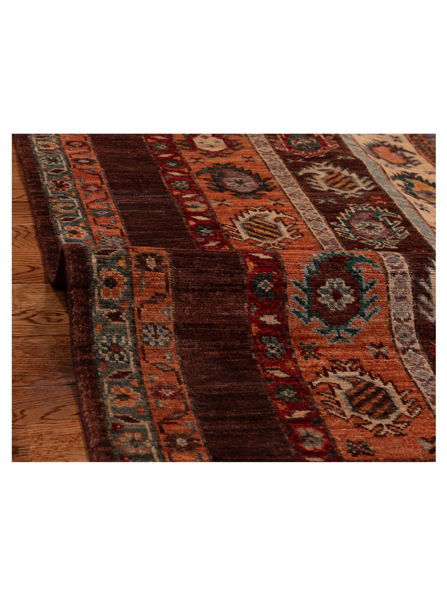Shawl 151321 Multi Multi 4.1x5.10 Hand Knotted Rug