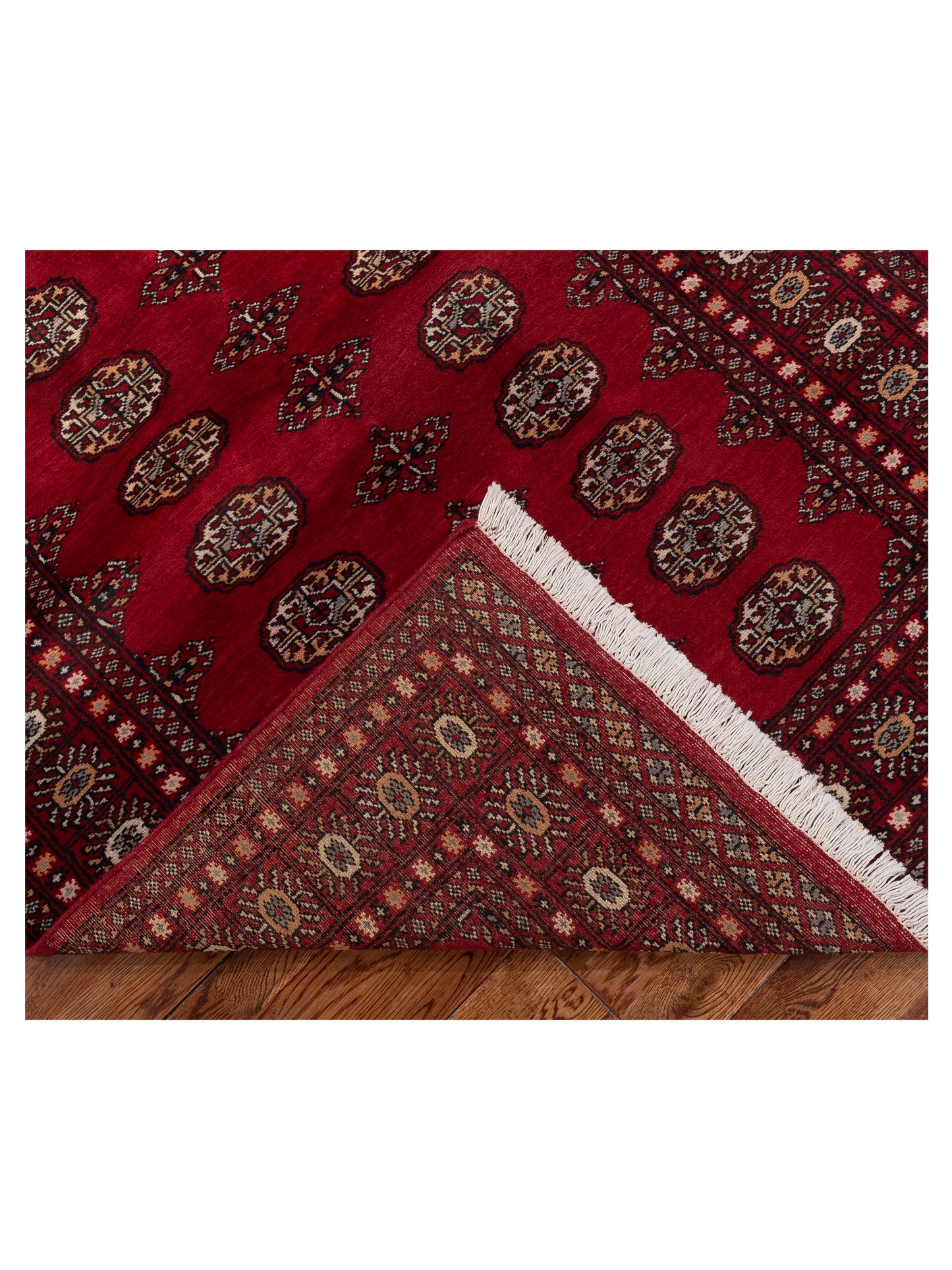 Bokhara 151373 Red Red 4.1x5.11 Hand Knotted Rug