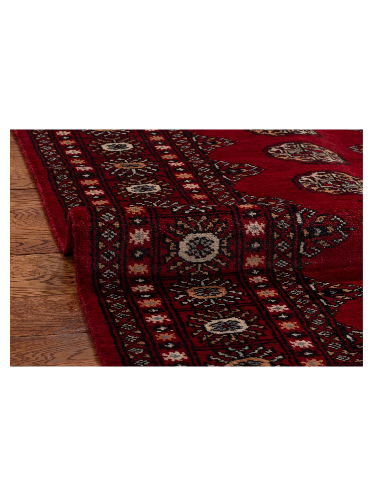 Bokhara 151373 Red Red 4.1x5.11 Hand Knotted Rug