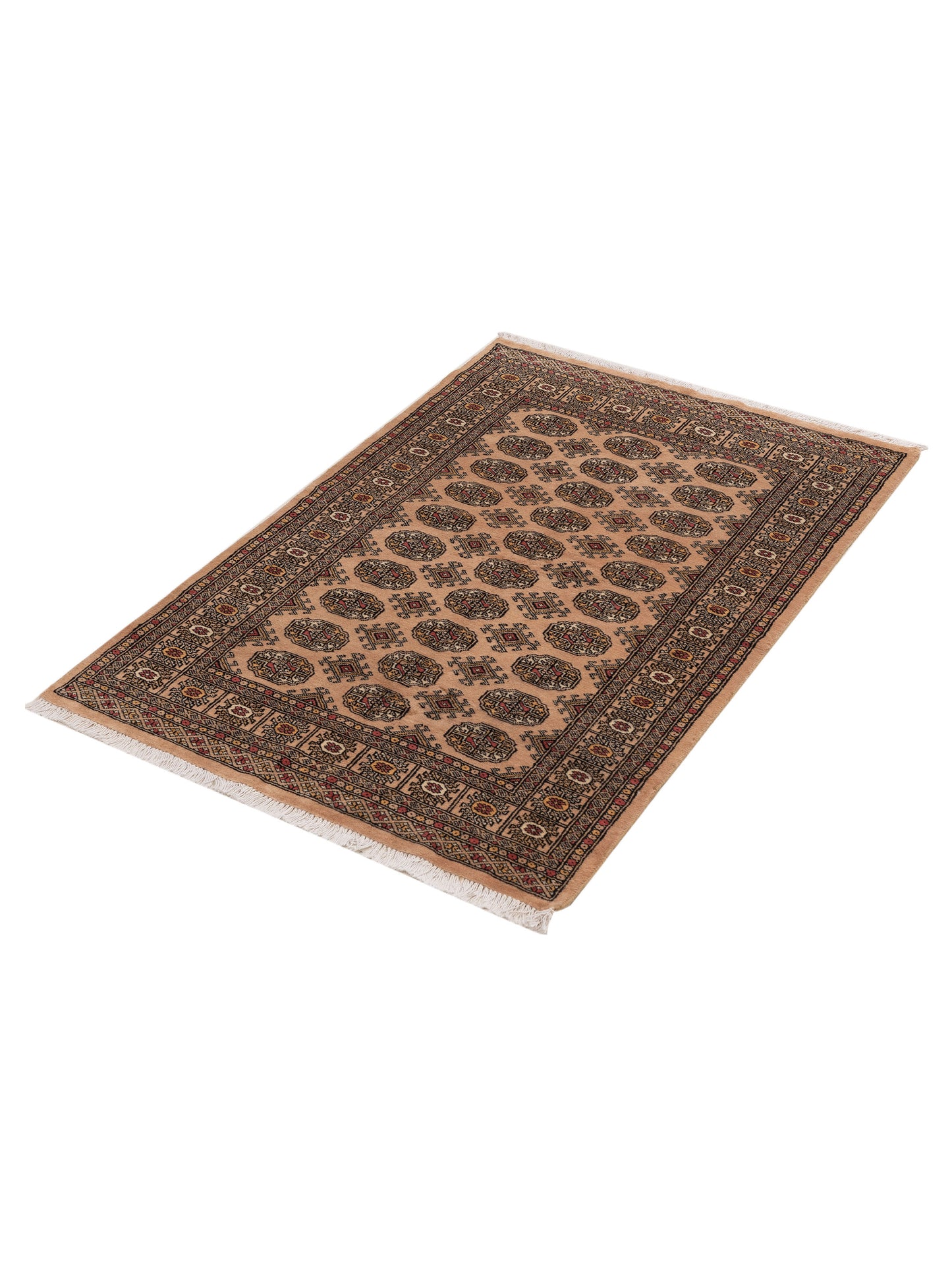 Bokhara 151387 Beige Beige 4.1x6.1 Hand Knotted Rug