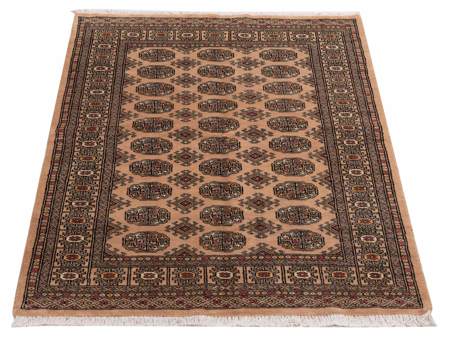 Bokhara 151387 Beige Beige 4.1x6.1 Hand Knotted Rug