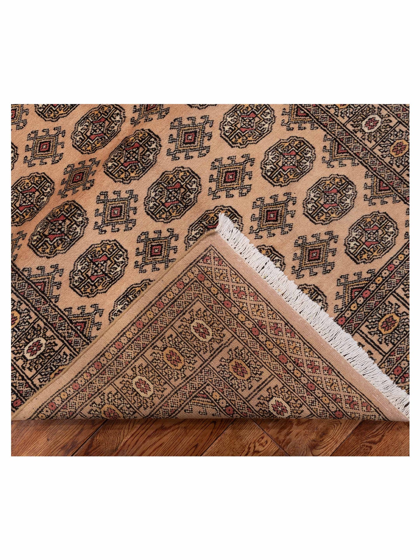 Bokhara 151387 Beige Beige 4.1x6.1 Hand Knotted Rug