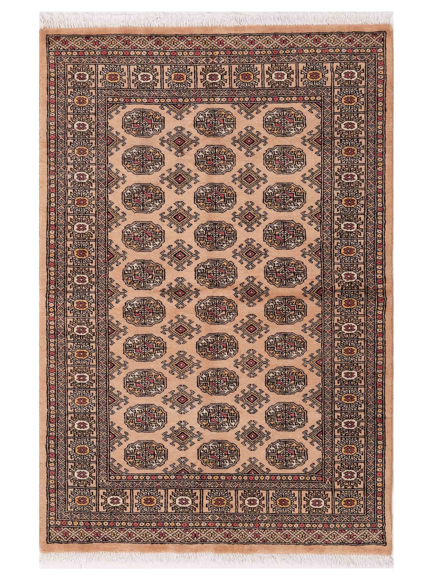 Nomad Bokhara Beige Beige Traditional