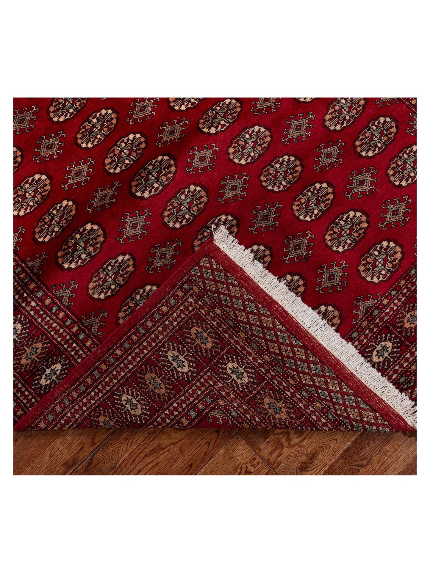 Bokhara 151398 Red Red 5.1x8.2 Hand Knotted Rug