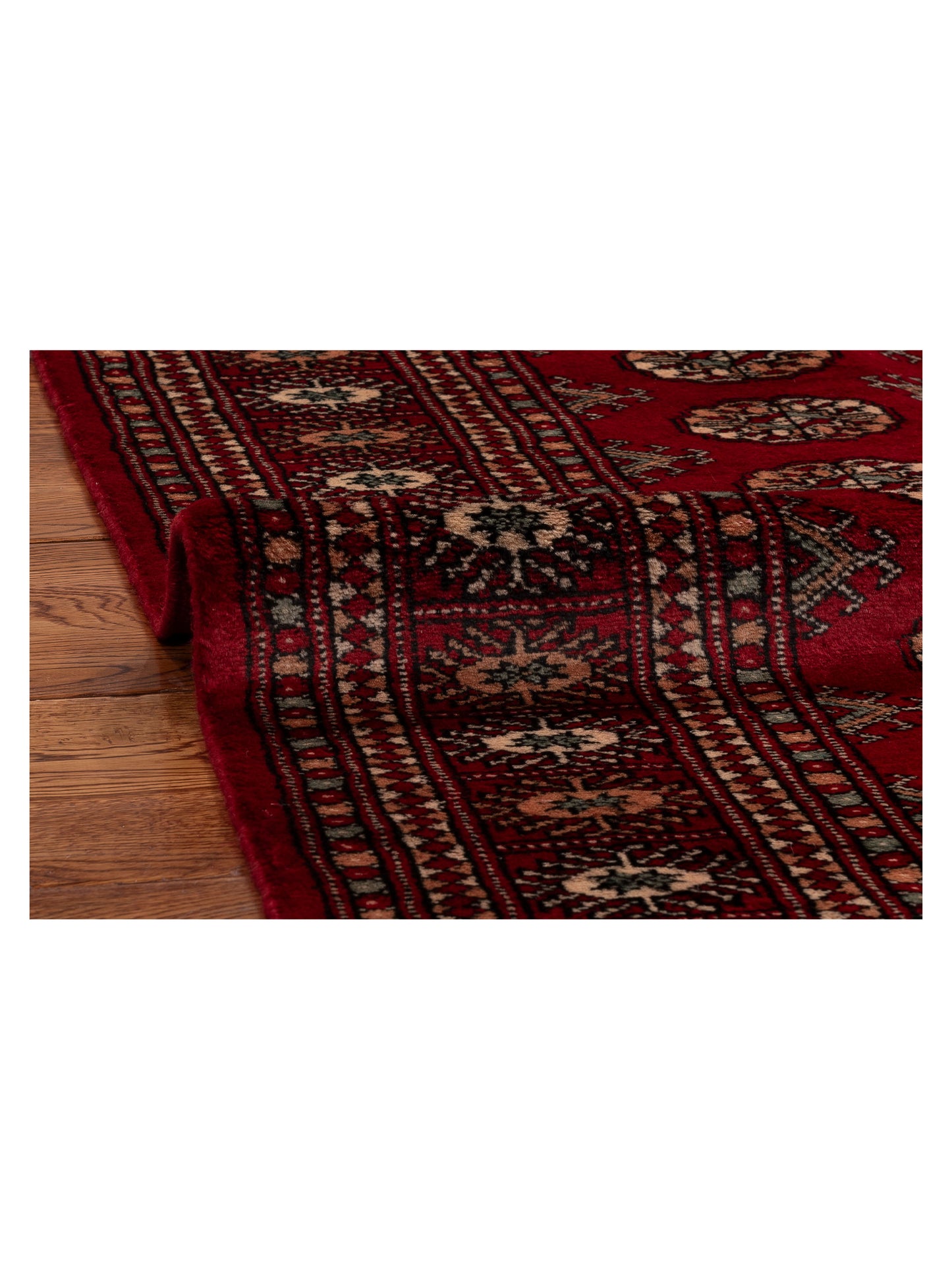 Bokhara 151398 Red Red 5.1x8.2 Hand Knotted Rug