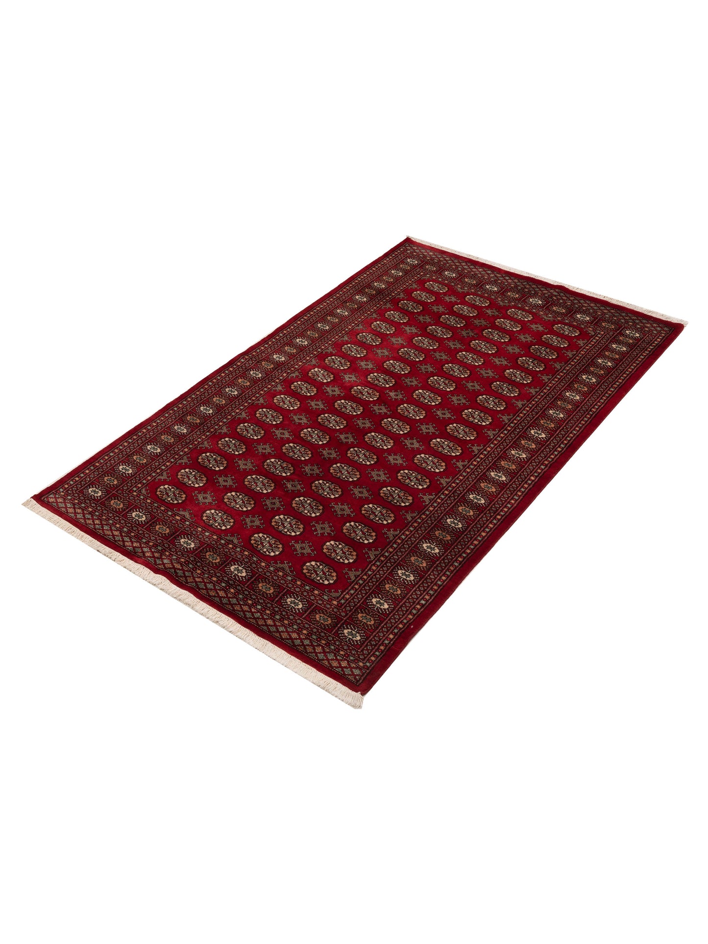 Bokhara 151399 Red Red 5.2x8.4 Hand Knotted Rug