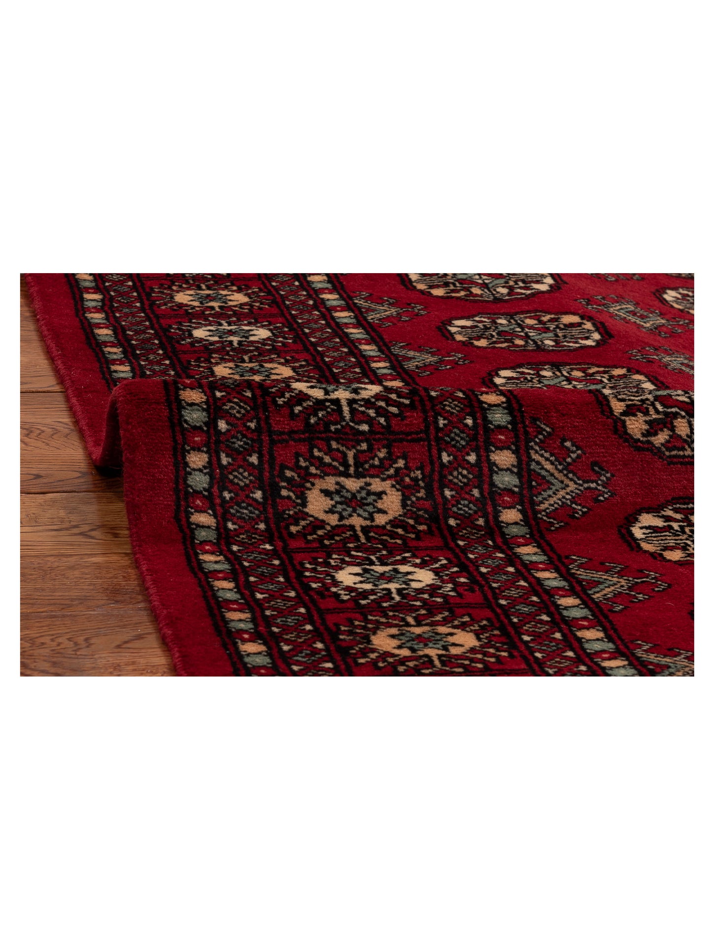 Bokhara 151400 Red Red 5x7.10 Hand Knotted Rug