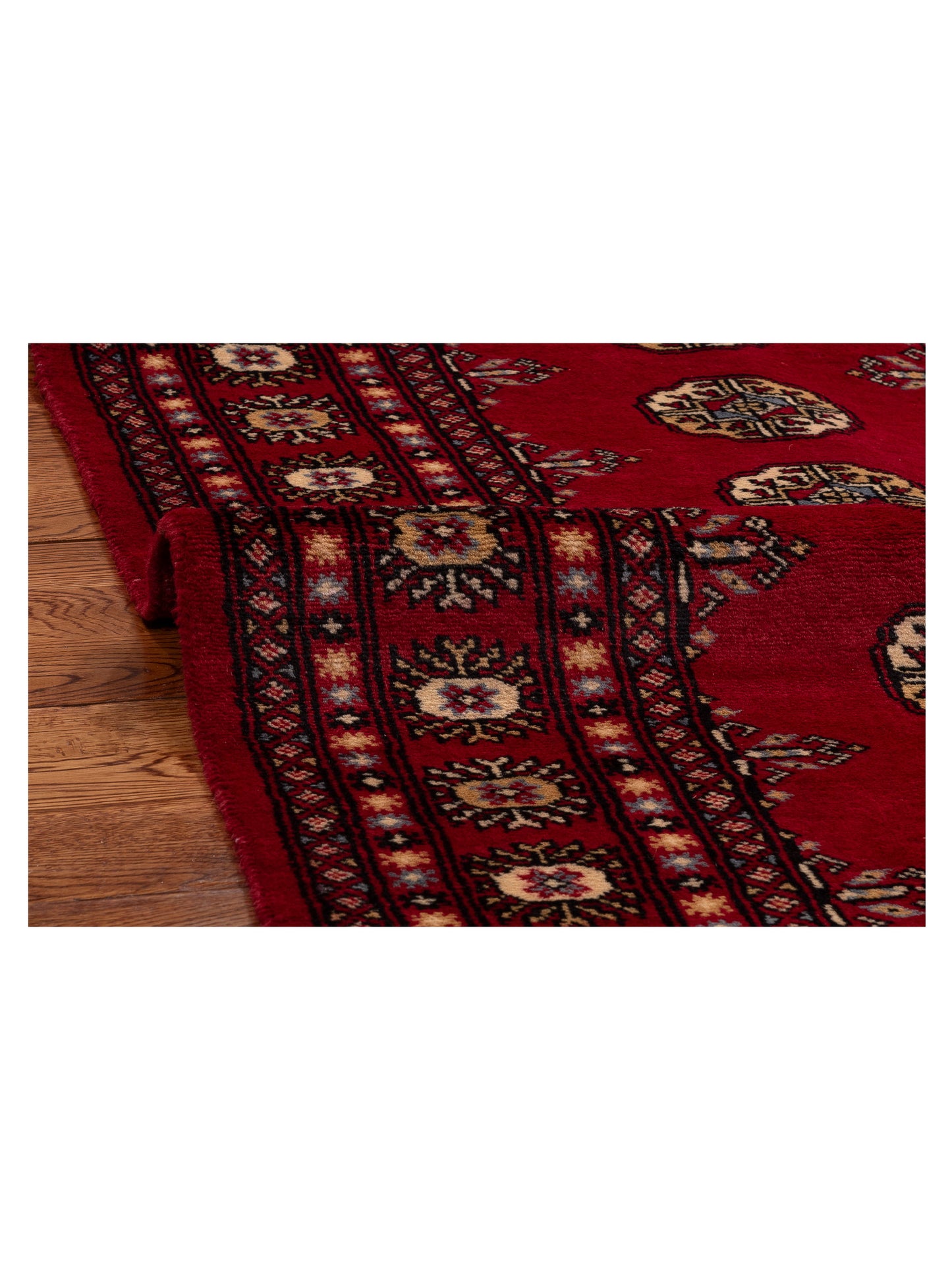 Bokhara 151403 Red Red 5.2x7.9 Hand Knotted Rug