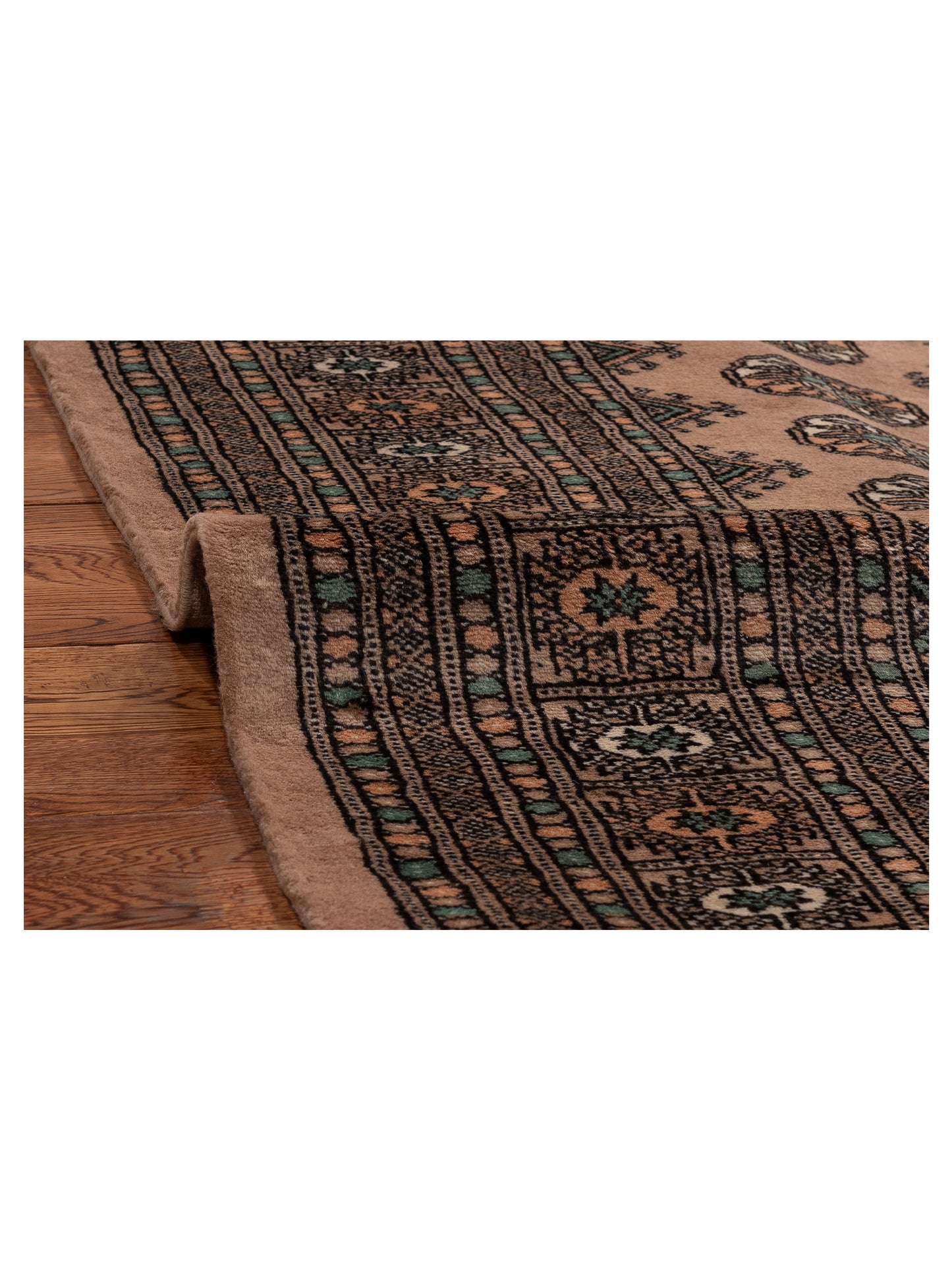 Bokhara 151407 Beige Beige 6.3x9.4 Hand Knotted Rug