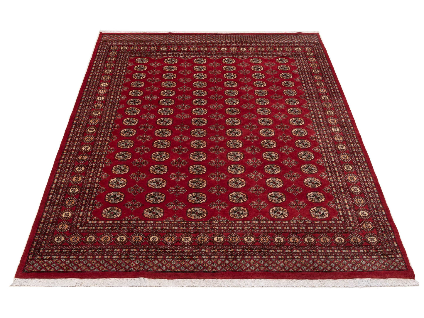 Bokhara 151423 Red Red 8.2x10.3 Hand Knotted Rug