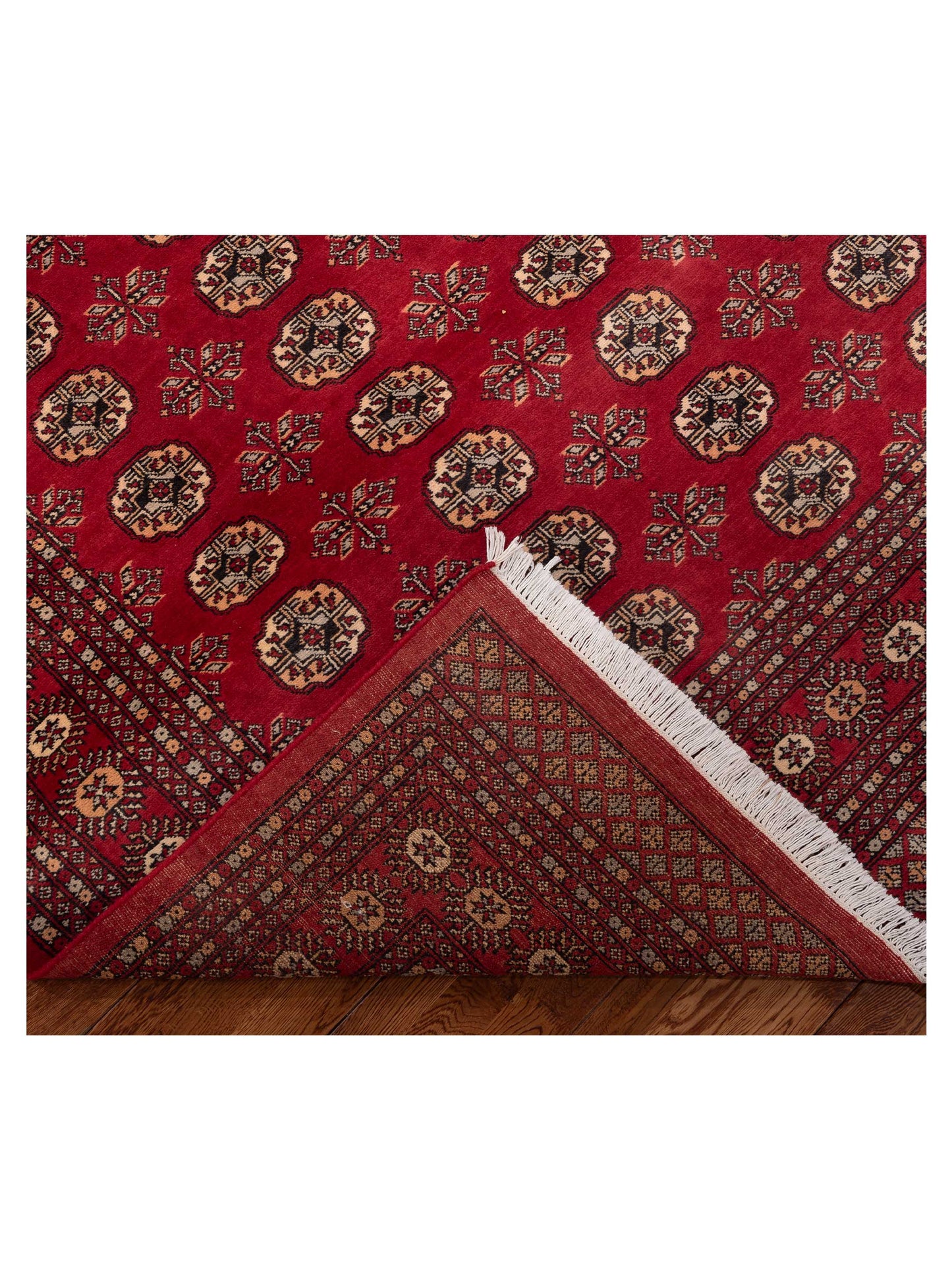 Bokhara 151423 Red Red 8.2x10.3 Hand Knotted Rug