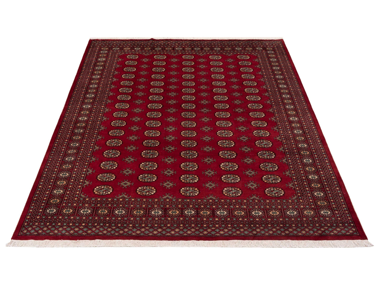 Bokhara 151424 Red Red 8.2x10.2 Hand Knotted Rug