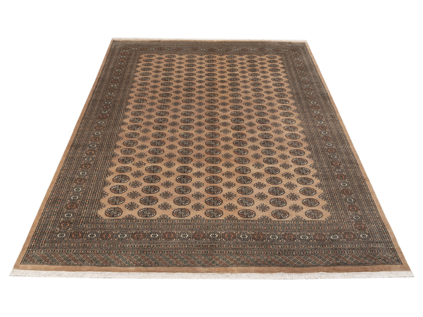 Bokhara 151432 Beige Beige 9.2x11.11 Hand Knotted Rug