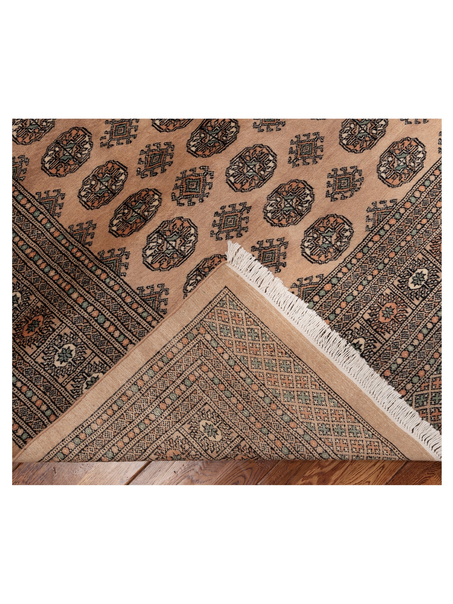 Bokhara 151432 Beige Beige 9.2x11.11 Hand Knotted Rug